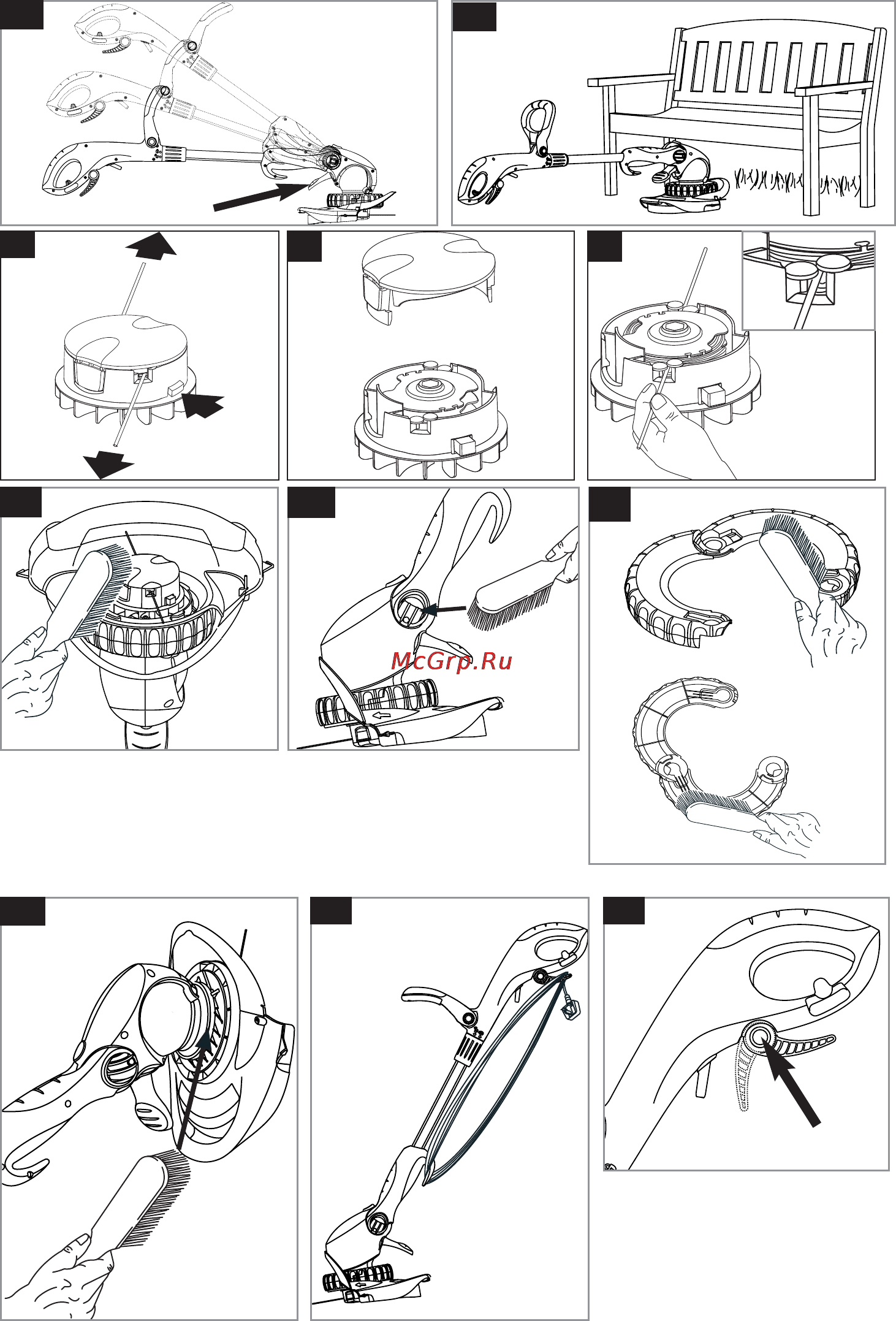 Flymo Contour 500 XT 9669524-62 [7/80] L1 l2 l3