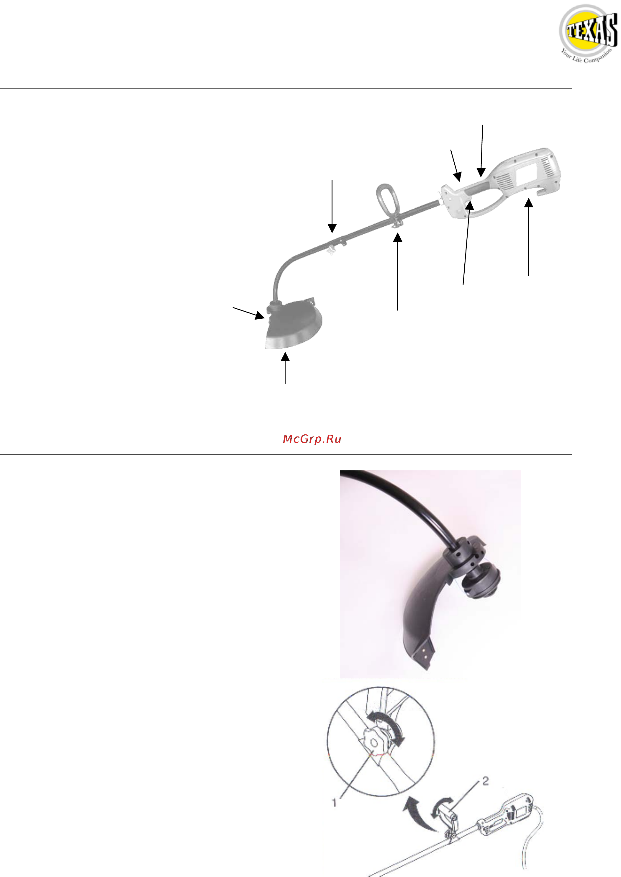 Texas ET 850 [9/17] Identification of parts