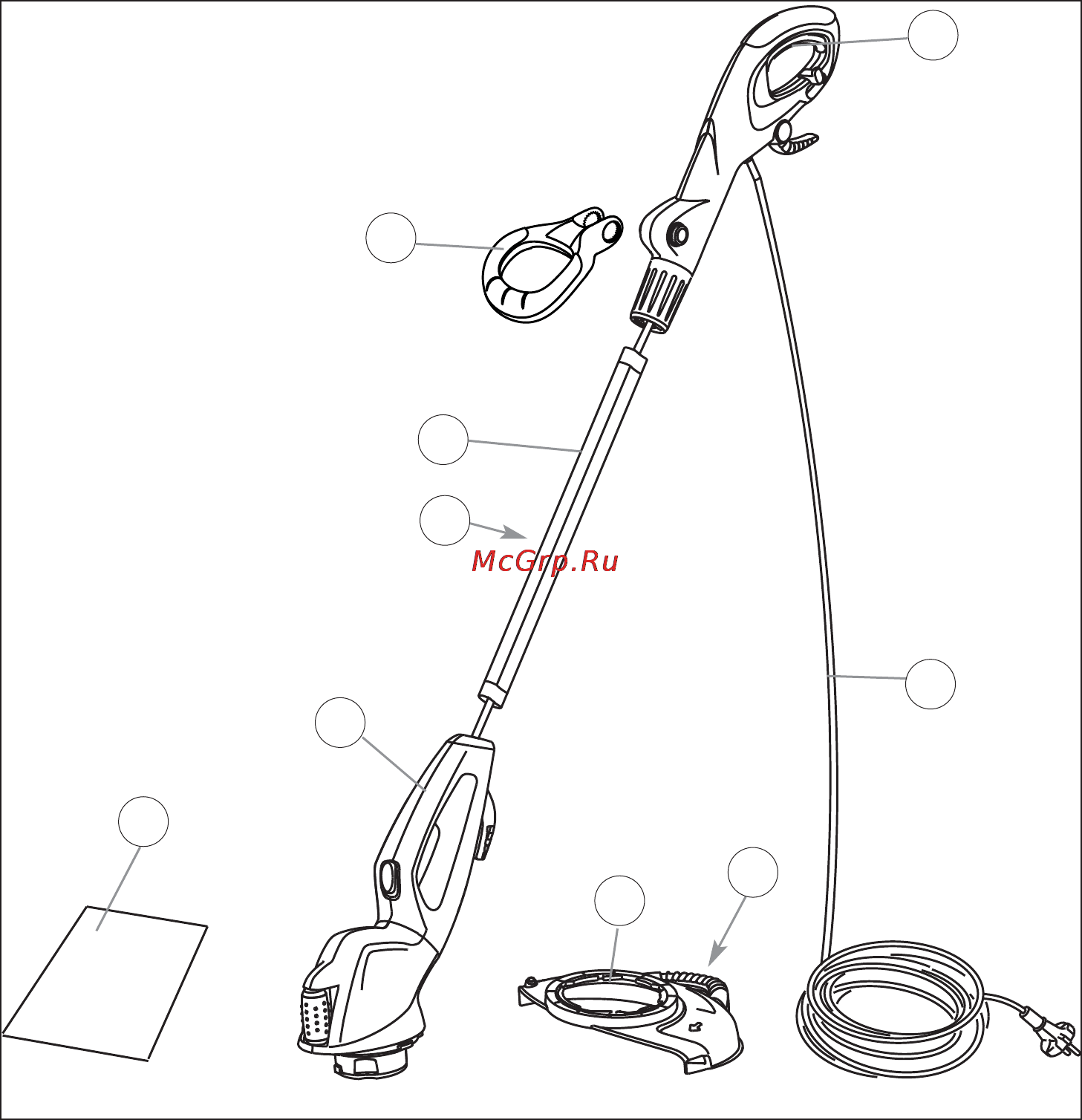 Flymo Power Trim 600 HD 9669536-62 Инструкция по эксплуатации онлайн [3/80] 16475