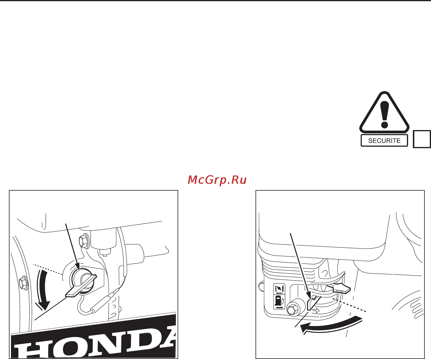Honda ECT7000 [13/28] Остановка двигателя