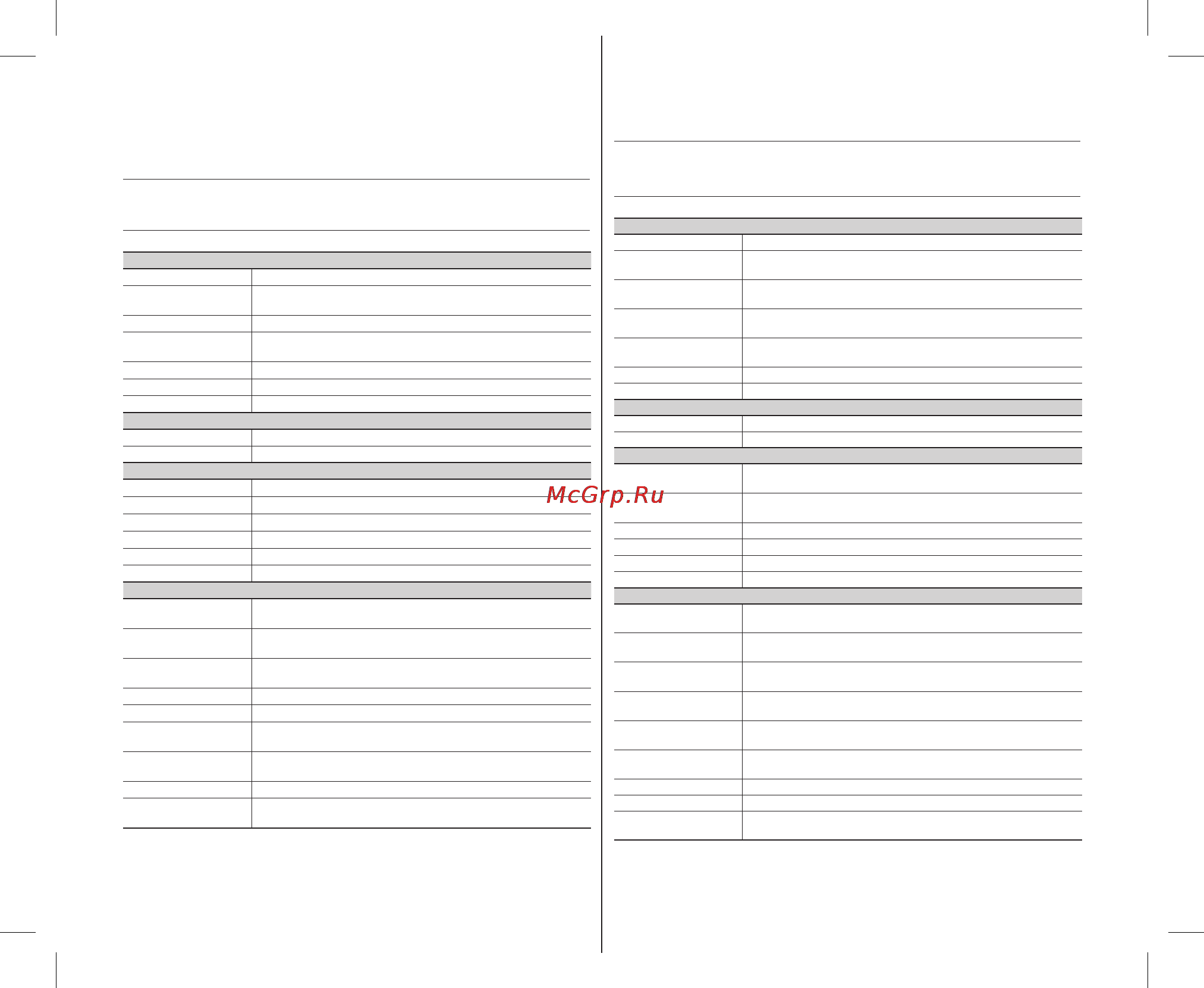 Samsung VP-HMX10 [117/119] Технические характеристики