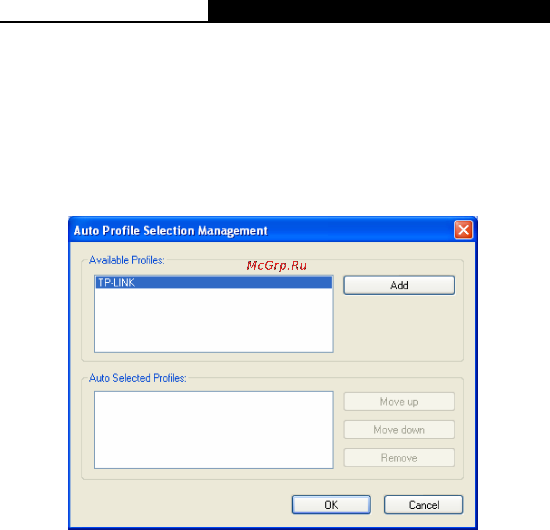 Tp-Link TL-WDN4800 [26/41] Auto profile selection management