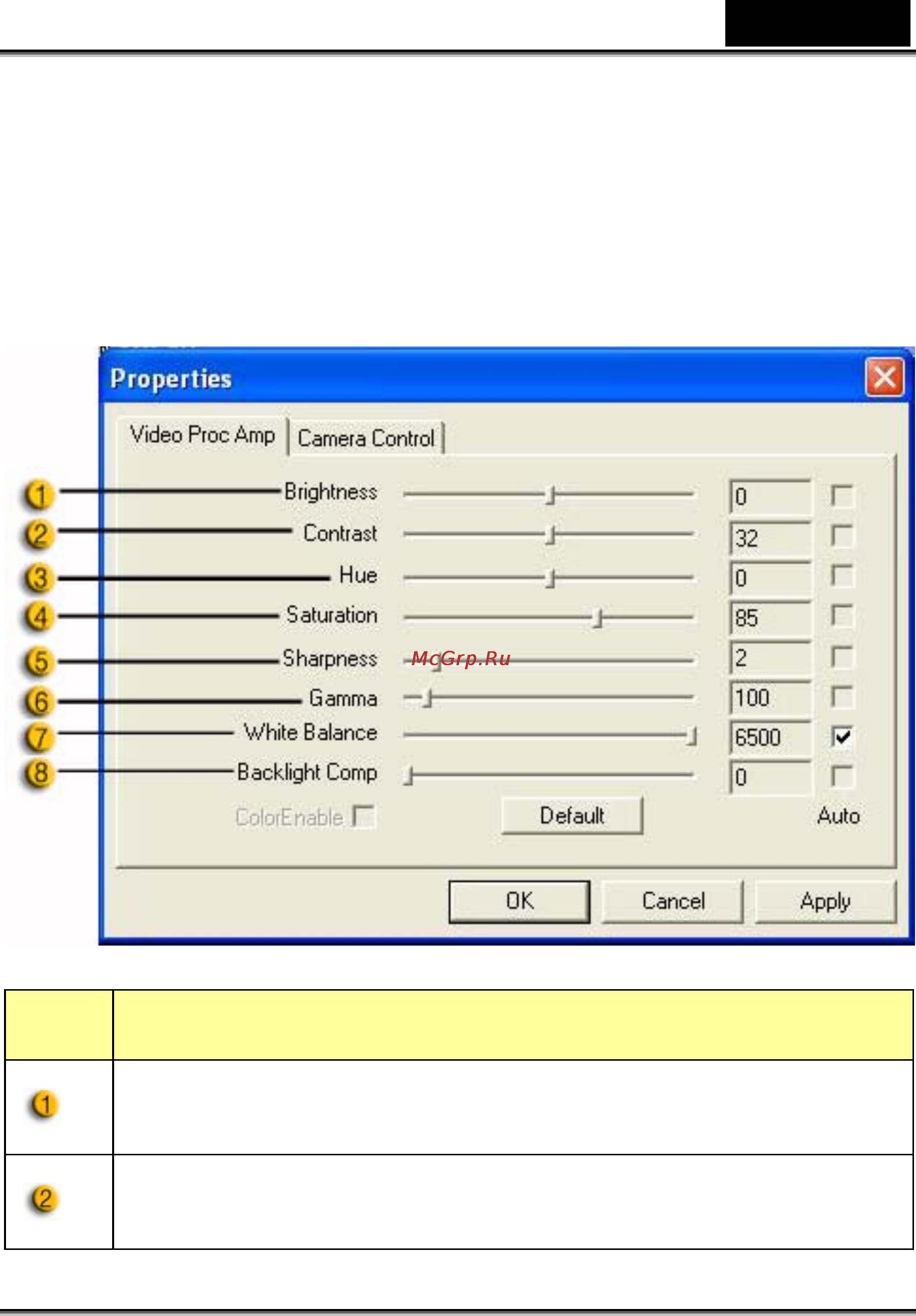 Genius ISlim 1300 [7/74] Страница свойств