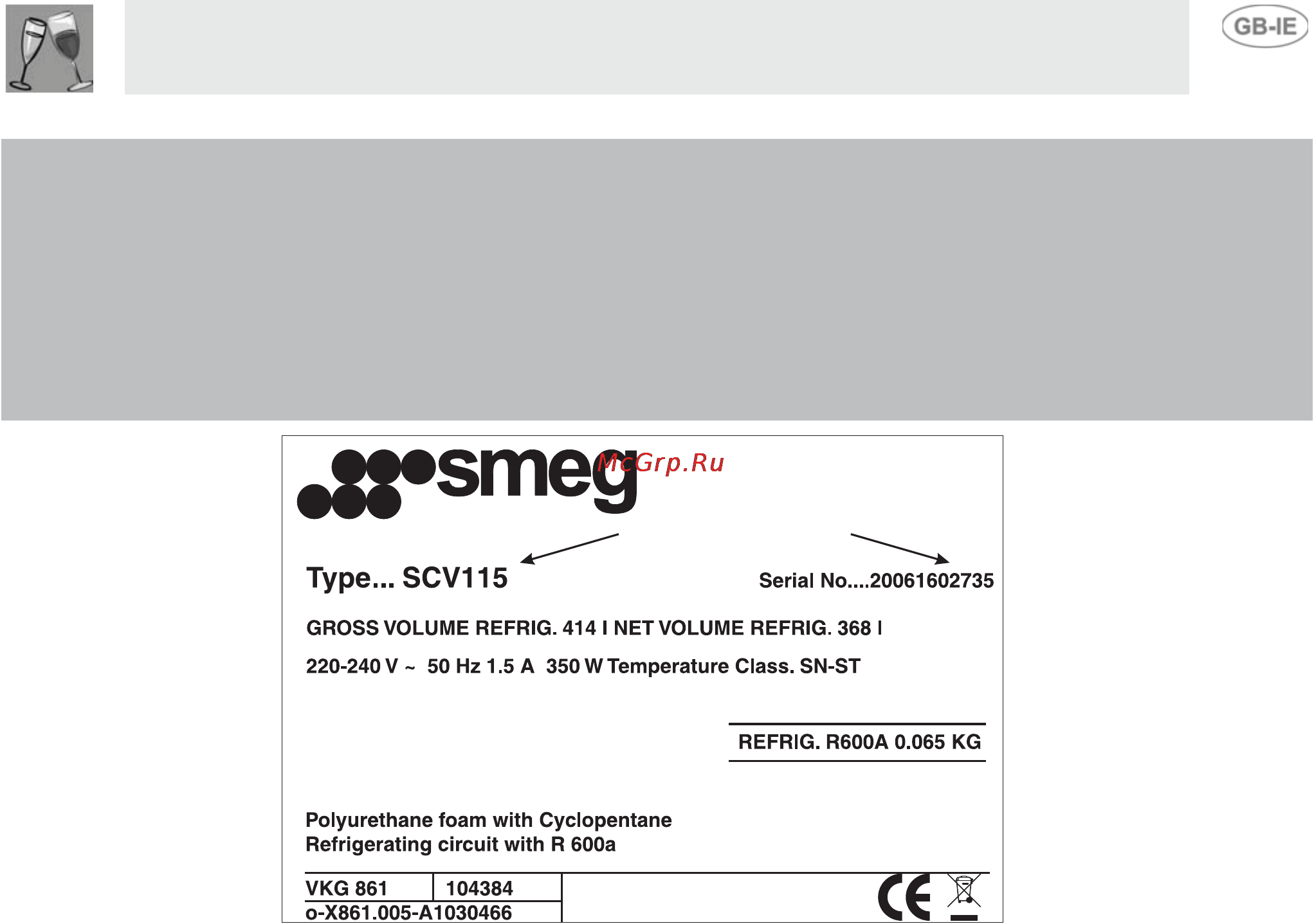 Smeg SCV115-1 [16/17] Instructions for the user