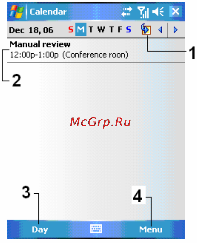 Genius Traveler 600 [111/150] Calendar scheduling appointments and meetings