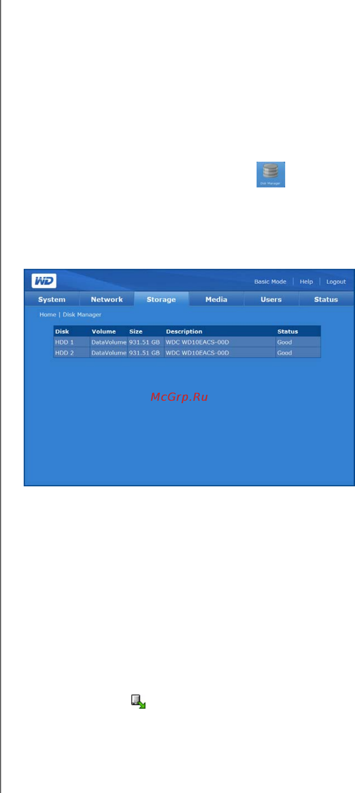 Western Digital WDBJRH0020HBK [140/217] Disk manager диспетчер дисков