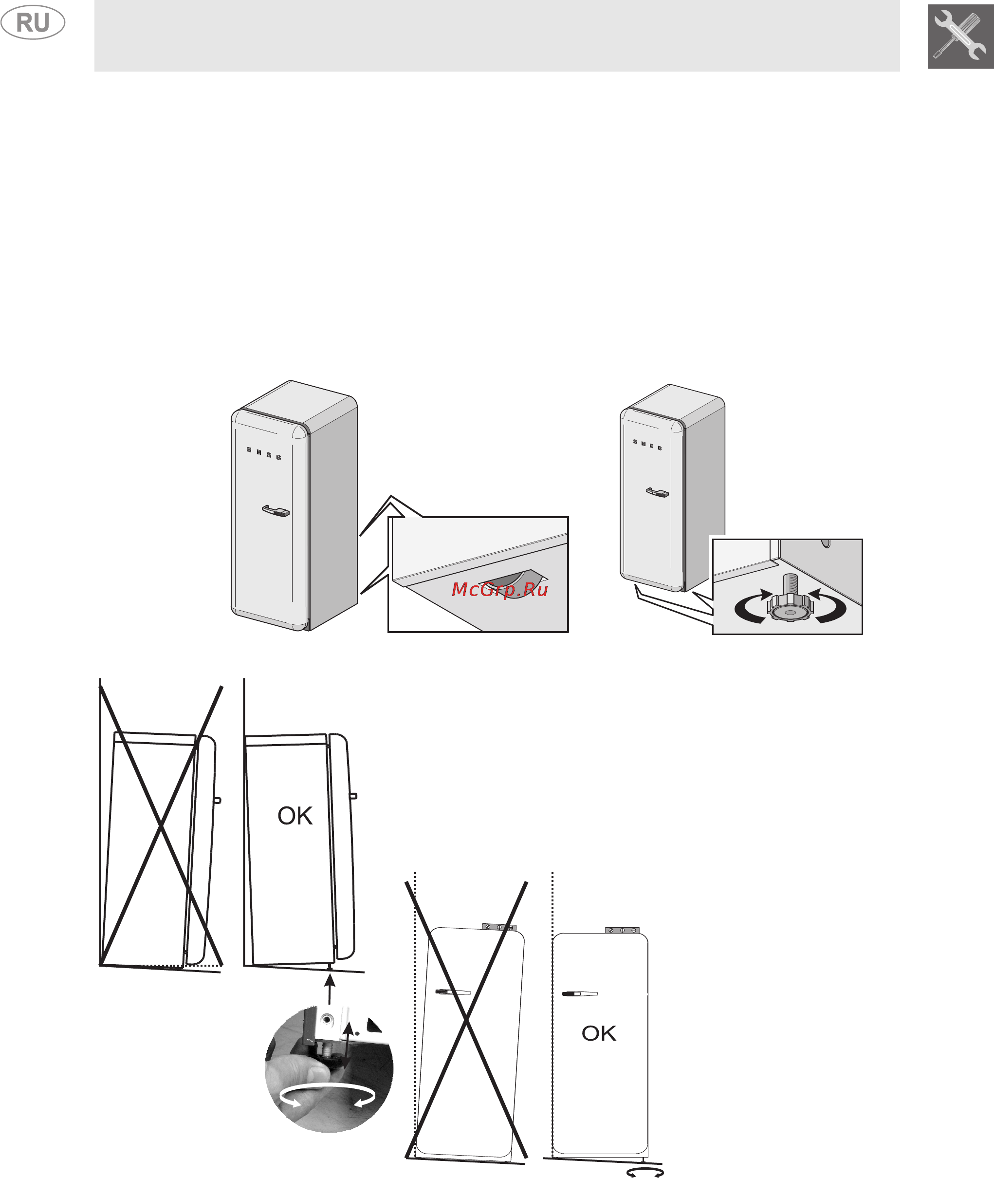 Smeg CVB20LO [6/19] Инструкции для установщика