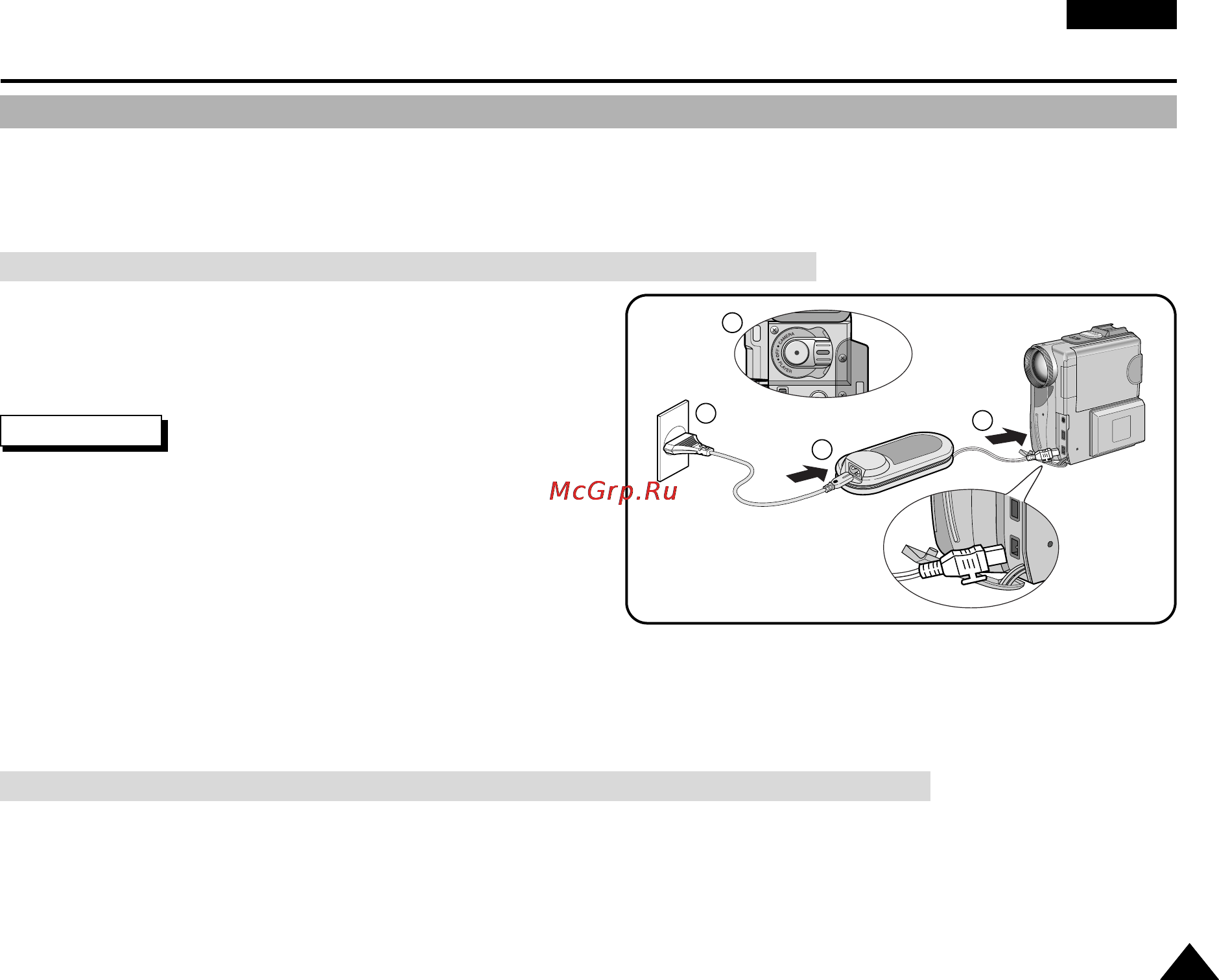Samsung VP-D590i [19/109] Подготовка к работе