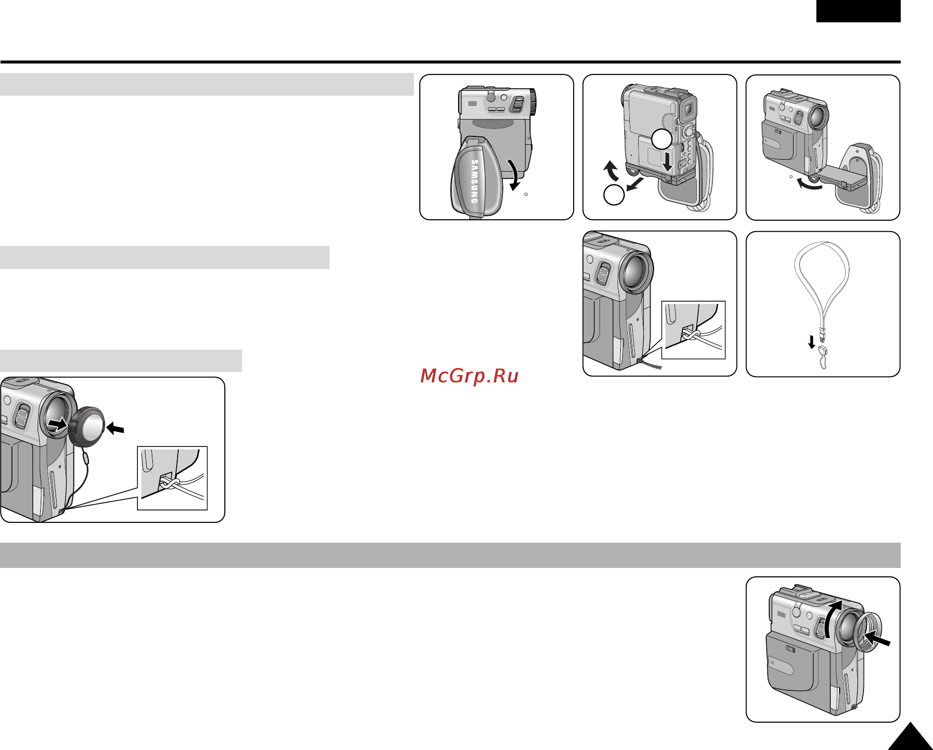 Samsung VP-D590i [25/109] Подготовка к работе