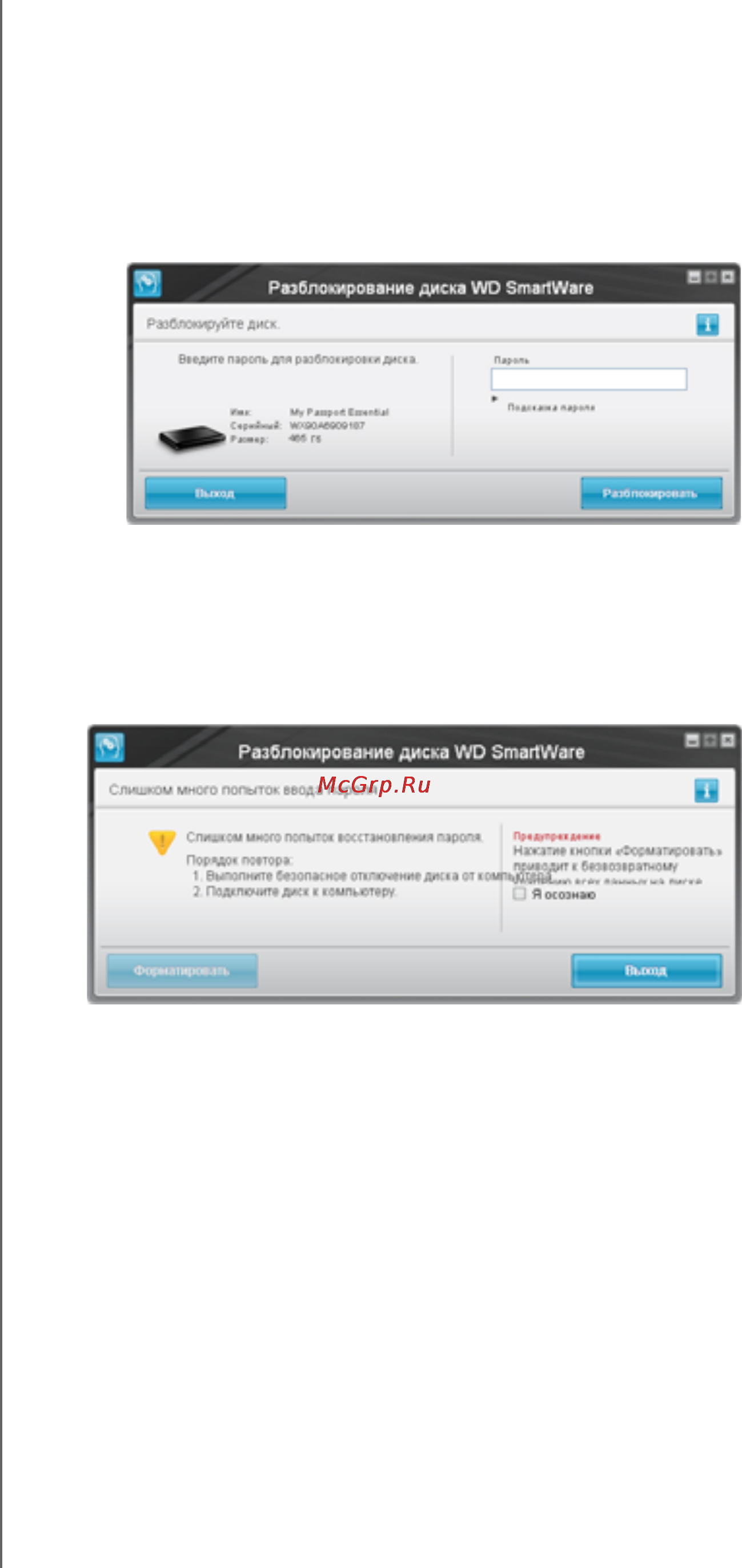 Western Digital PASSPORT ESSENTIAL 500Gb WDBADB5000ABK-EEUE Инструкция по эксплуатации онлайн [49/86] 16732