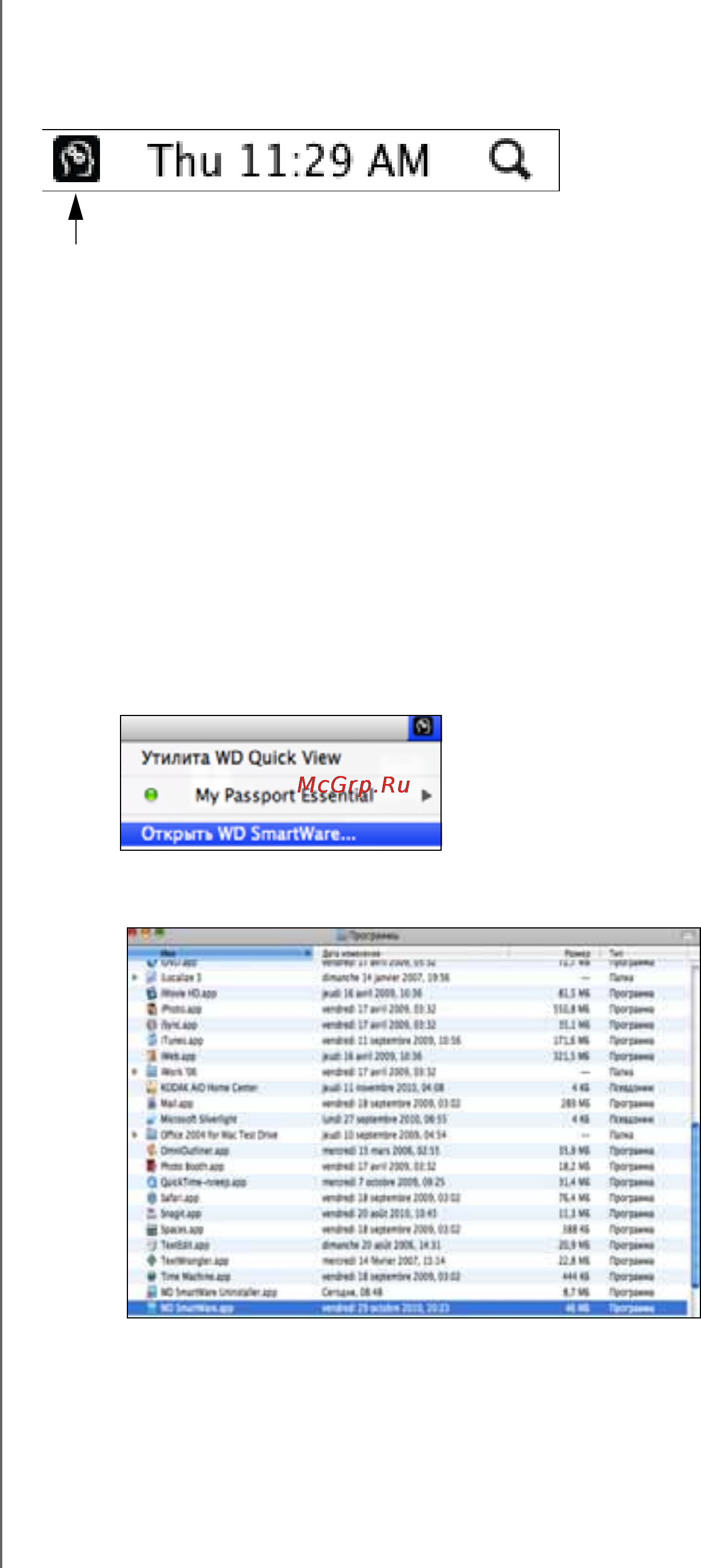 Western Digital PASSPORT ESSENTIAL 500Gb WDBADB5000ABK-EEUE [61/86] Через значок wd smartware