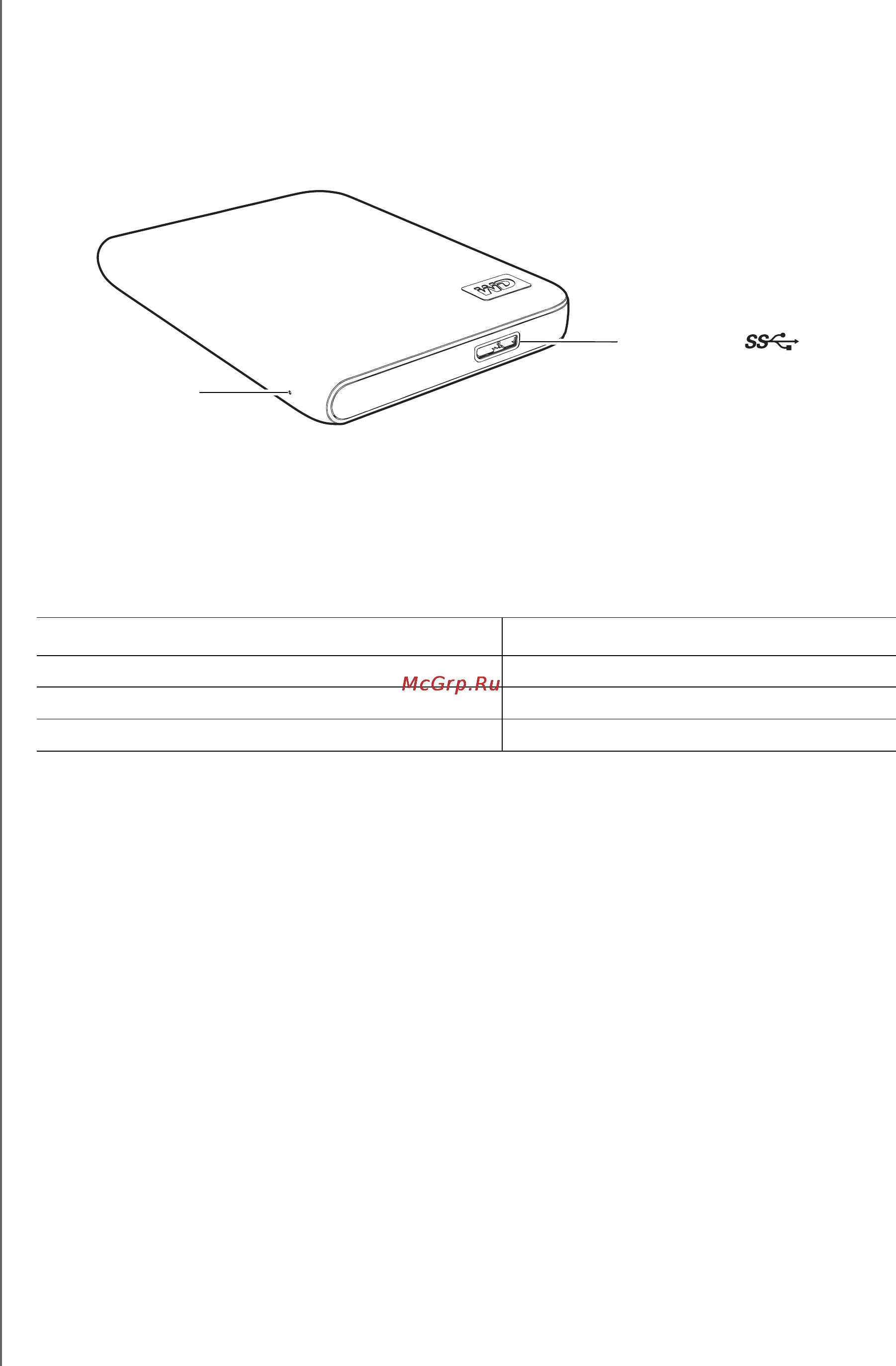 Western Digital PASSPORT ESSENTIAL 500Gb WDBADB5000ABK-EEUE [9/86] Описание физических свойств