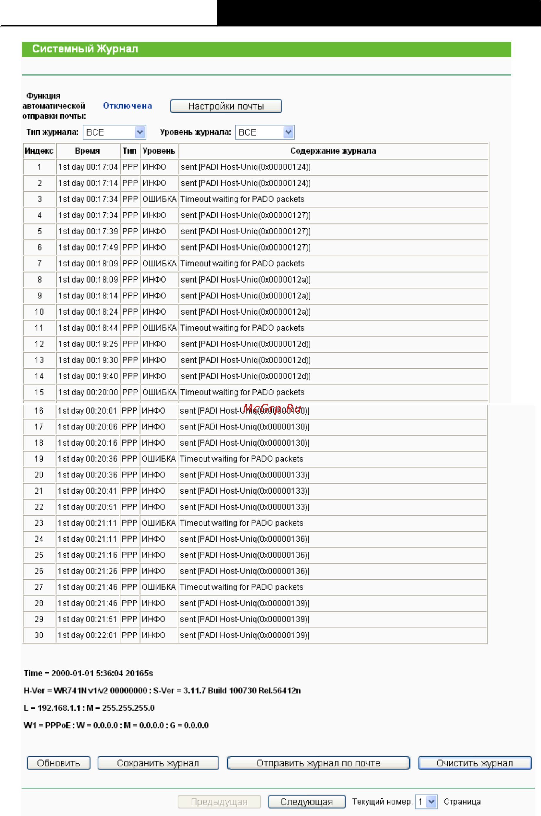 Tp-Link TL-WR741ND Инструкция по эксплуатации онлайн [92/108] 16735