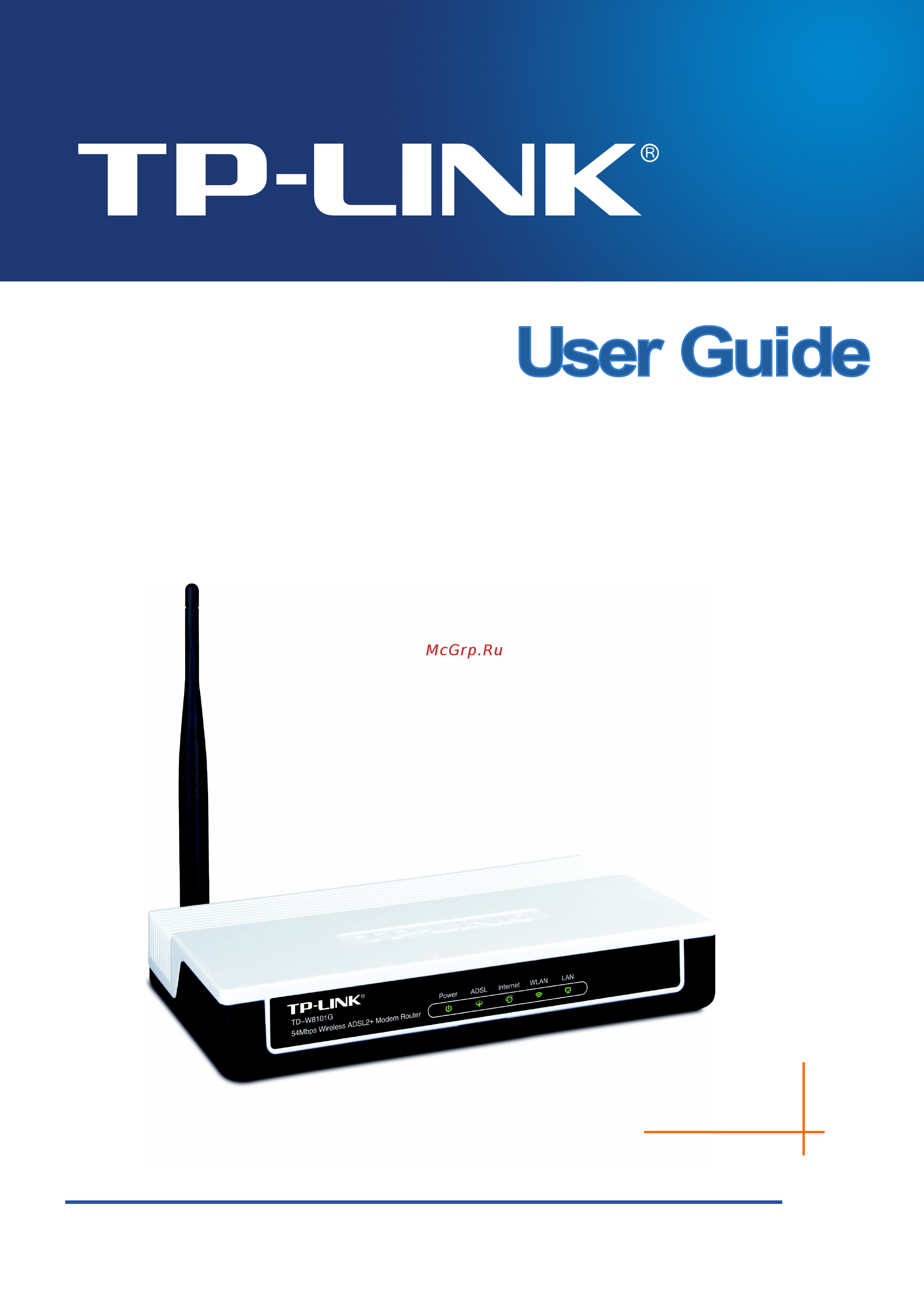 Tp-Link TD-W8101G Инструкция по эксплуатации онлайн