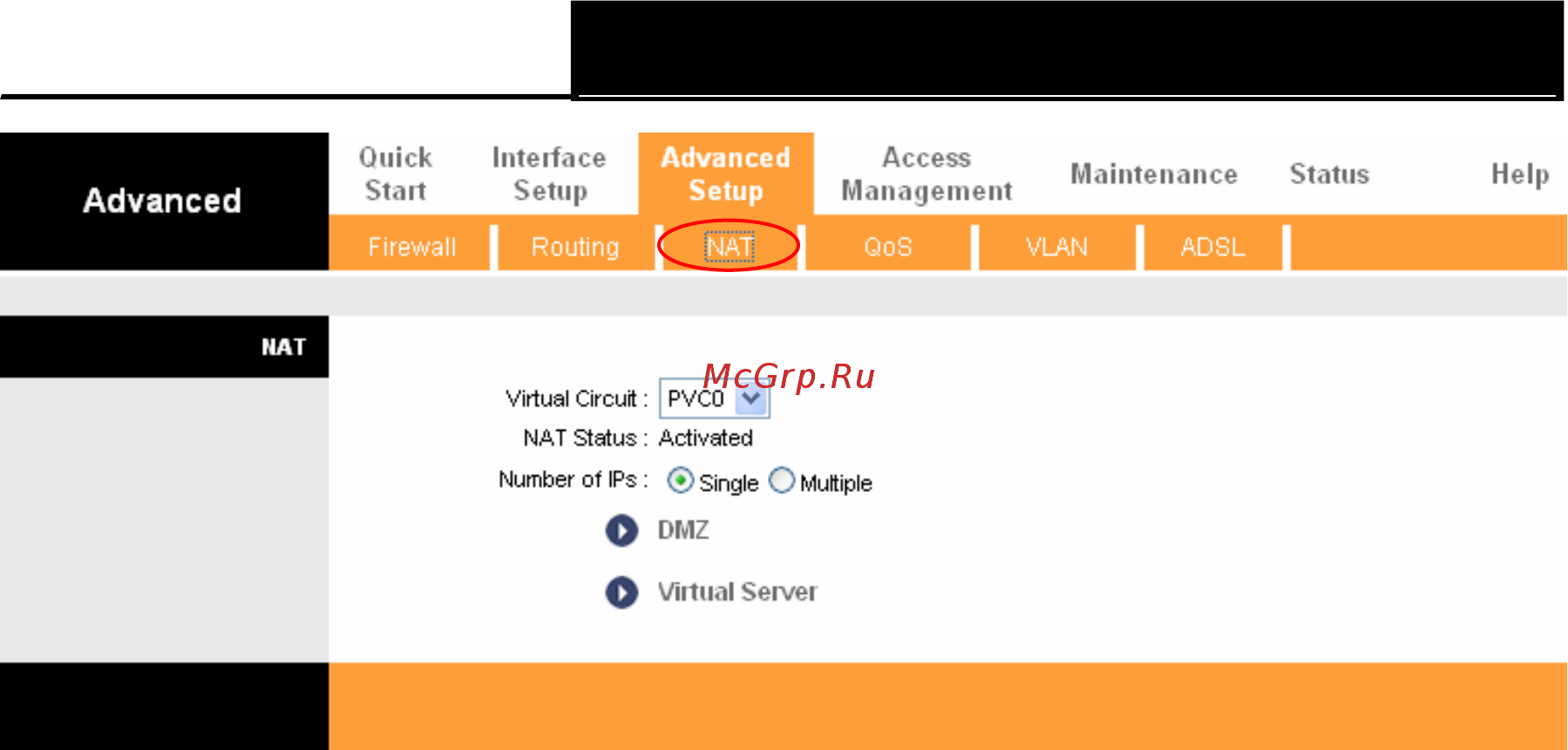 Tp-Link TD-W8101G [54/94] Dmz dmz