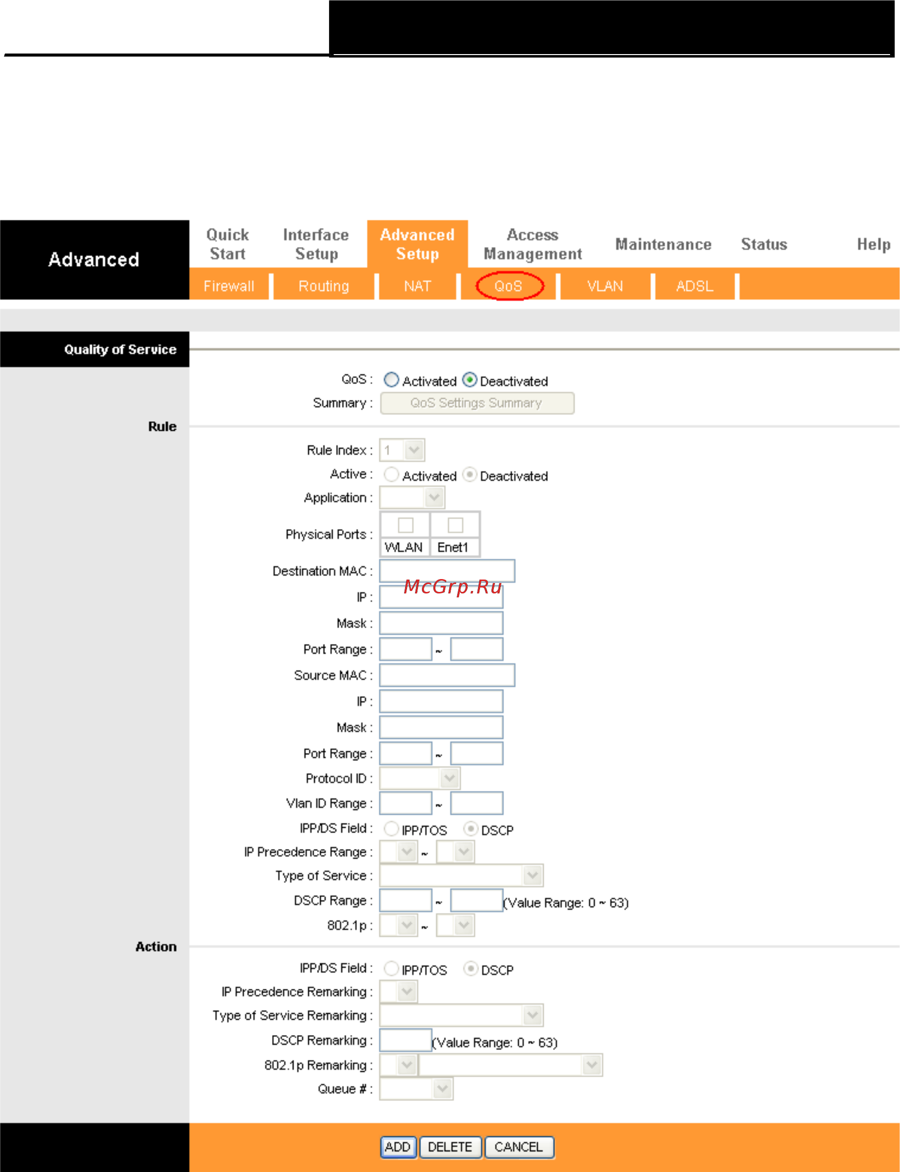 Tp-Link TD-W8101G Инструкция по эксплуатации онлайн [60/94] 16739