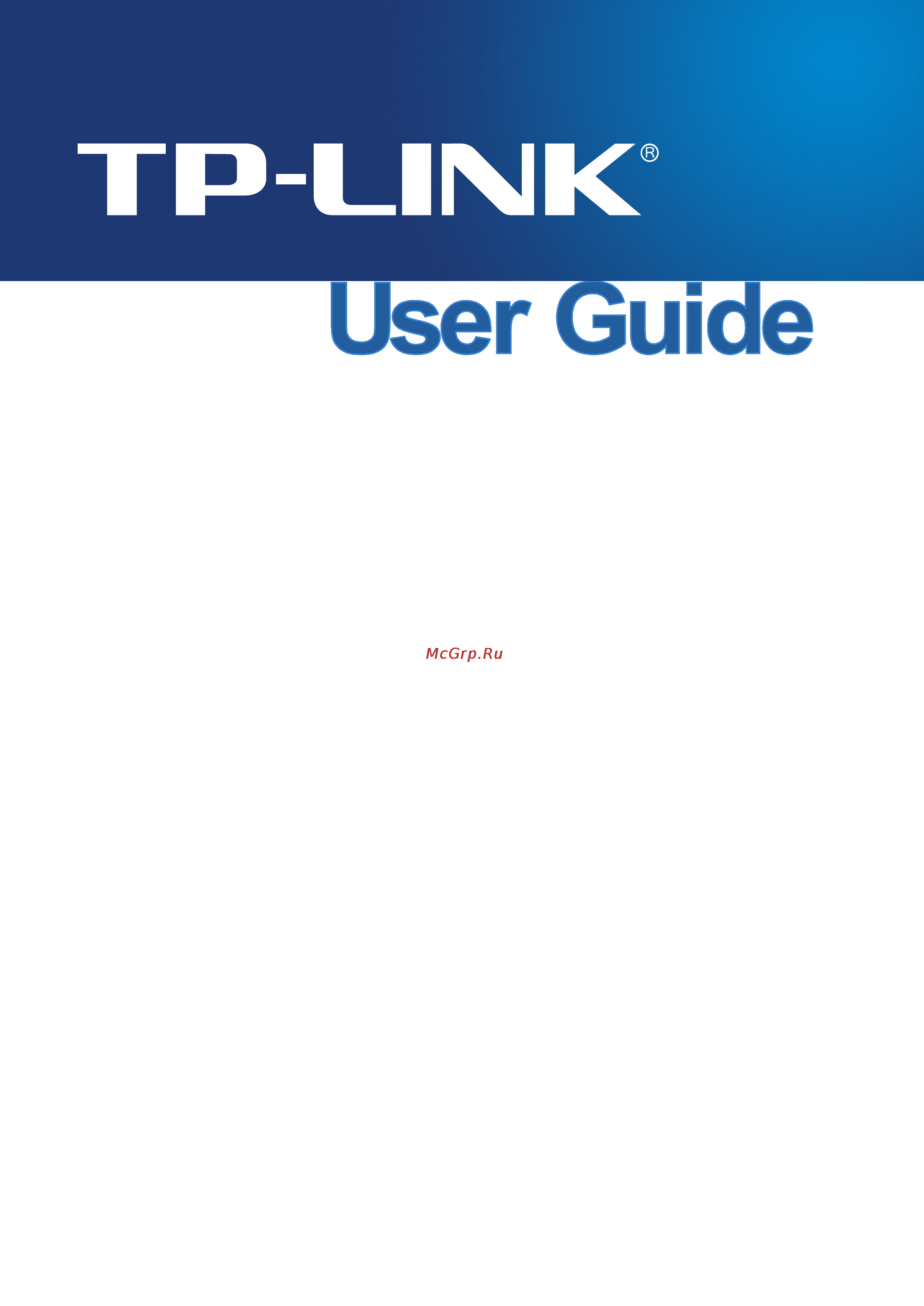 Tp-Link TD-W8961ND Инструкция по эксплуатации онлайн