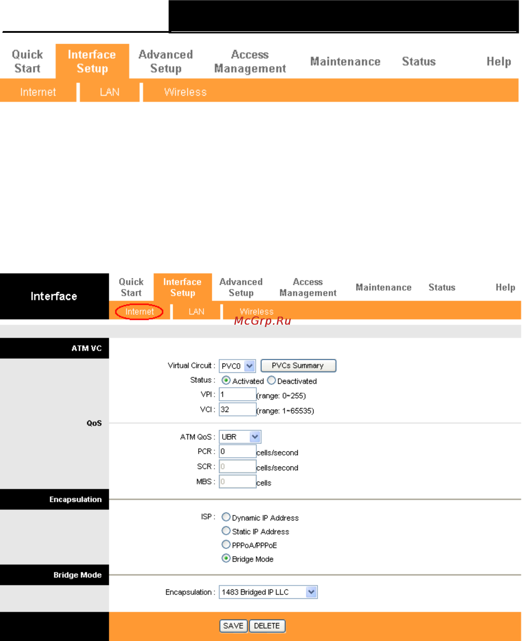 Tp-Link TD-W8151N [33/102] Internet internet