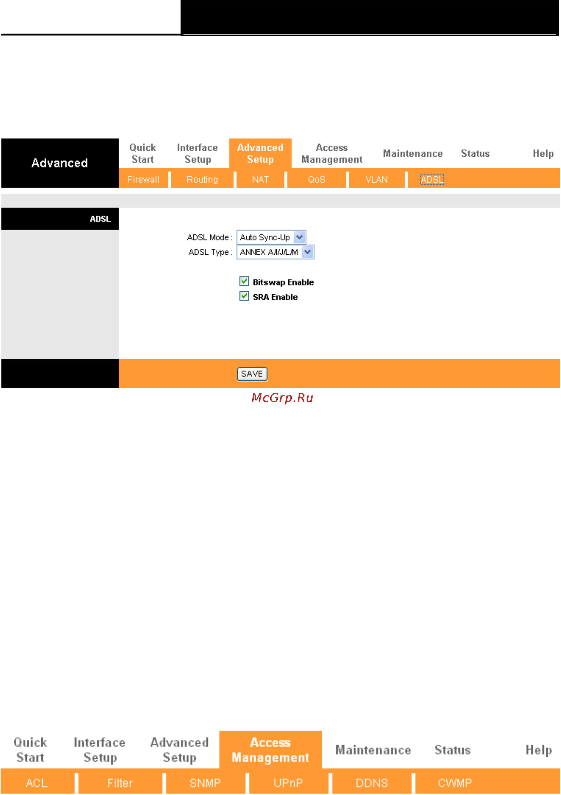 Tp-Link TD-W8151N [74/102] Access management управление доступом