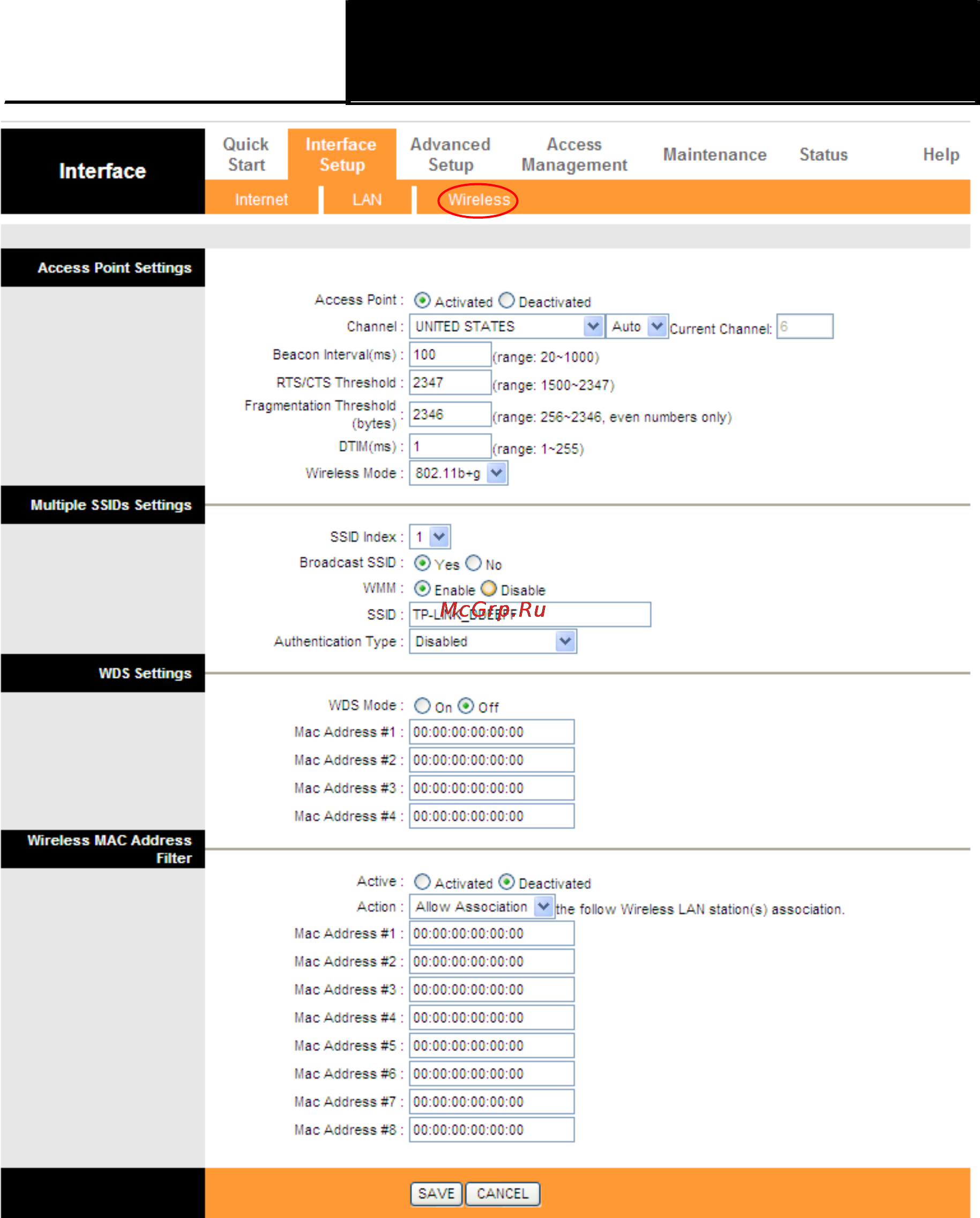 Tp-Link TD-W8901G Инструкция по эксплуатации онлайн [54/109] 16819