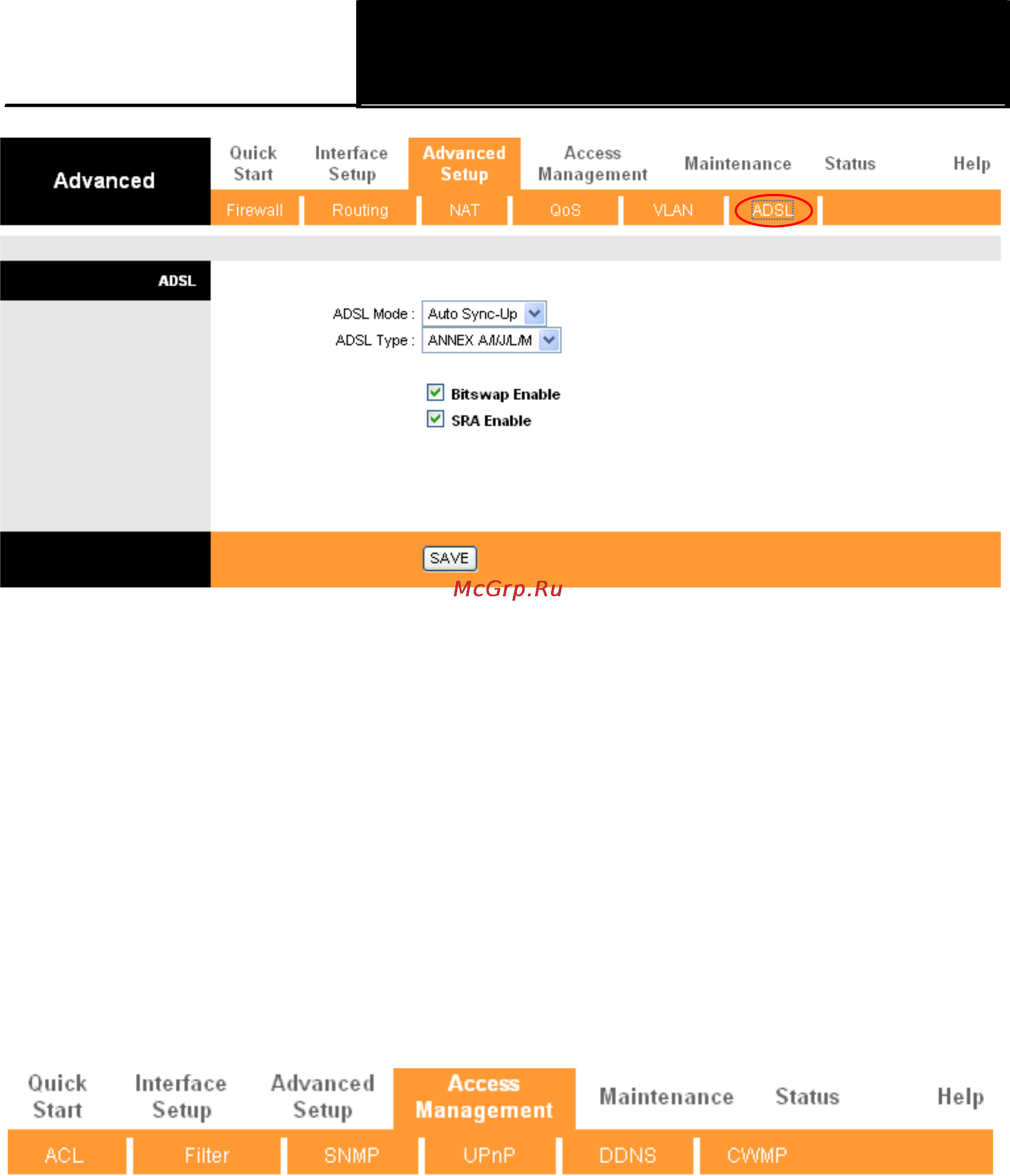 Tp-Link TD-W8901G [78/109] Acl раздел acl