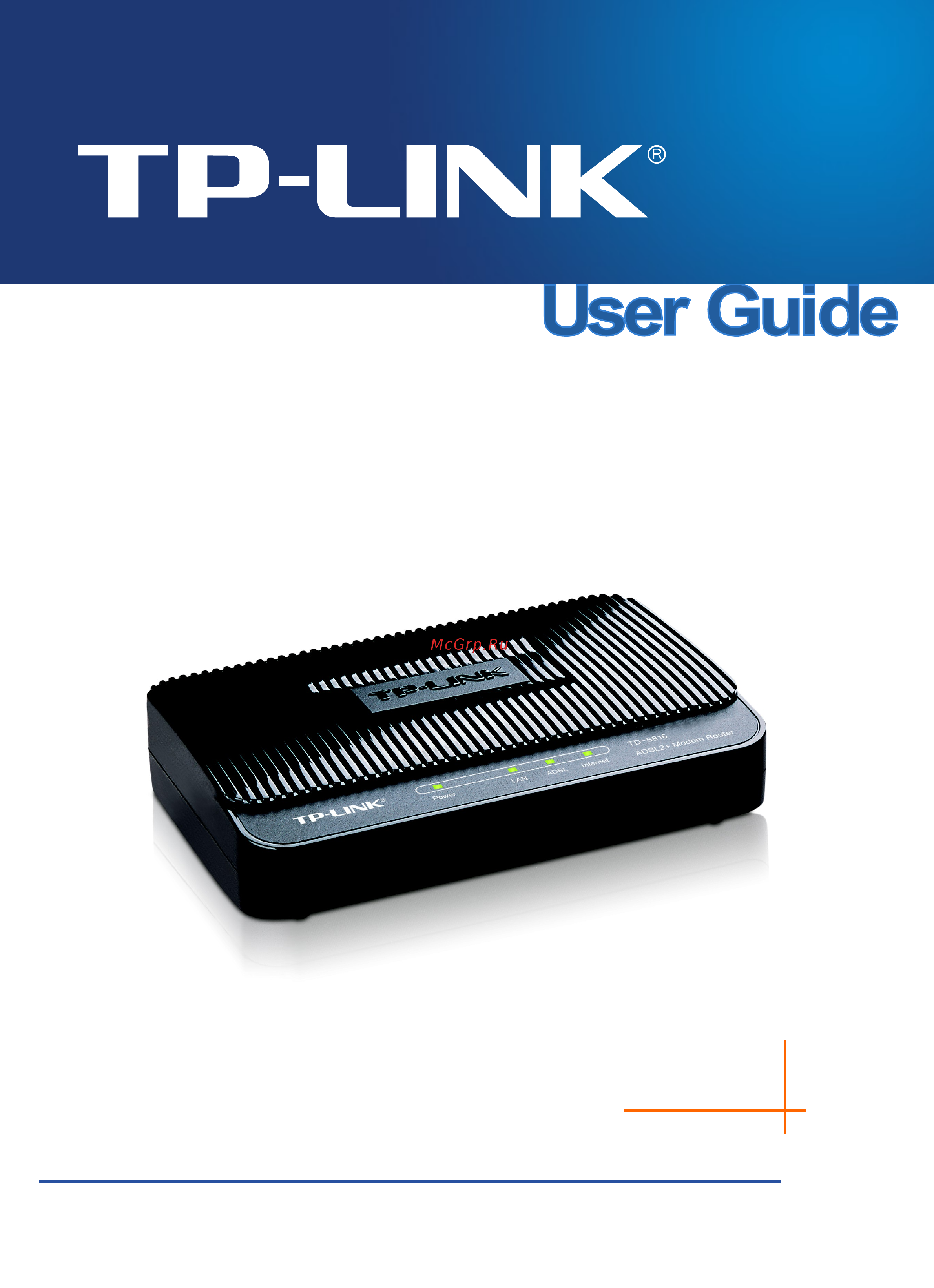 Tp-Link TD-8816 Инструкция по эксплуатации онлайн