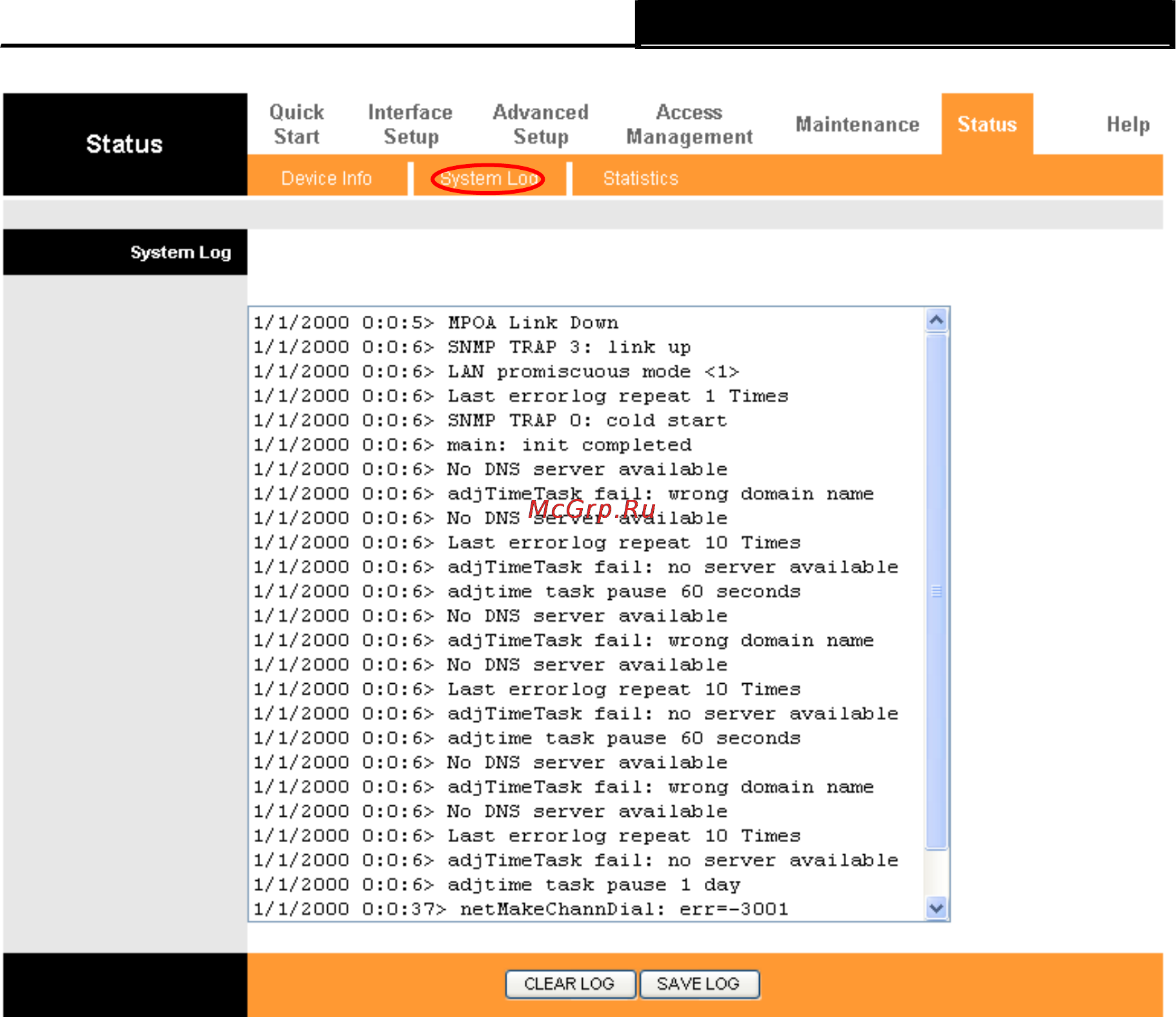 Tp-Link TD-8817 [30/89] Statistics статистика