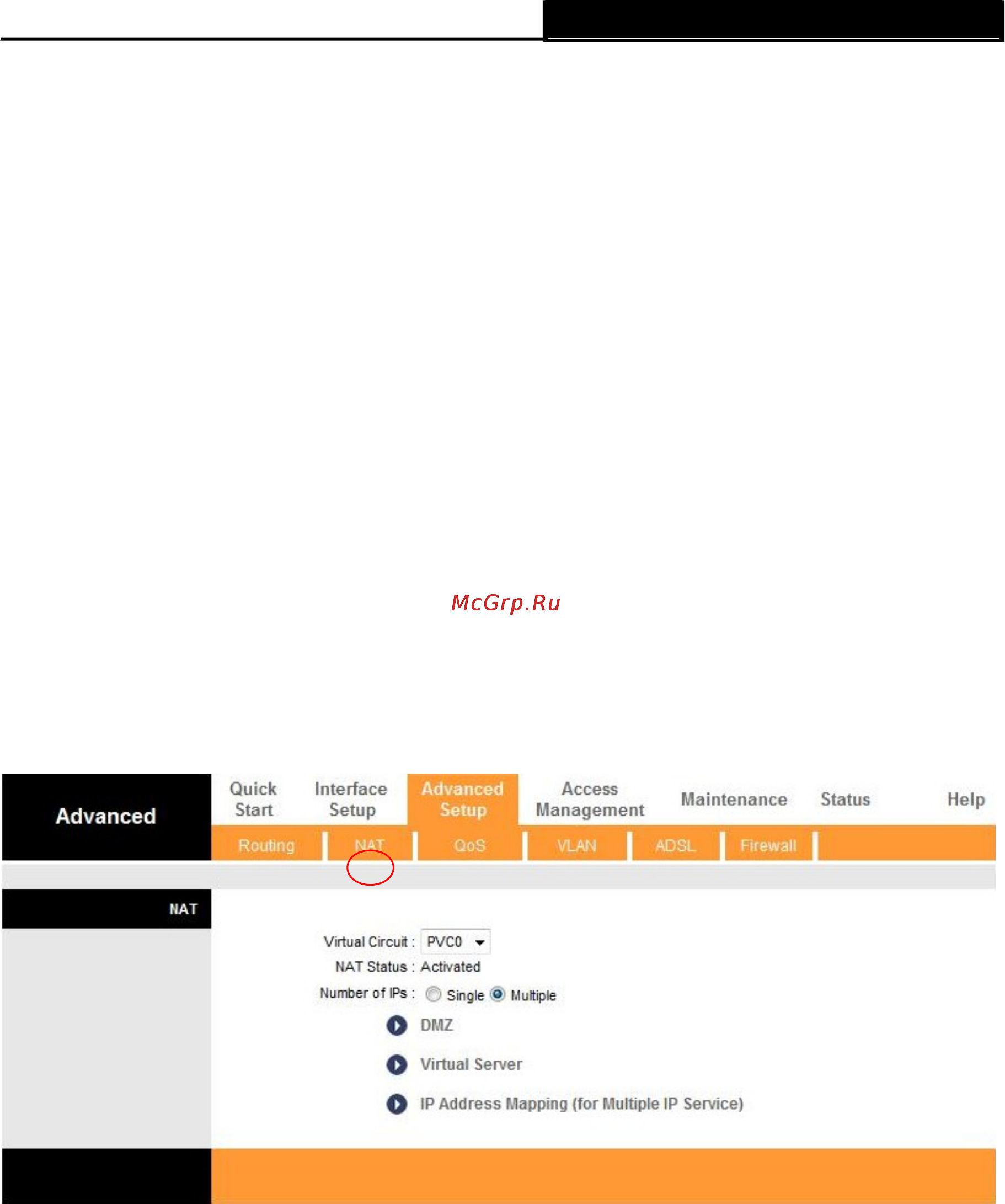 Tp-Link TD-8817 [53/89] Ip address mapping переназначение ip адреса