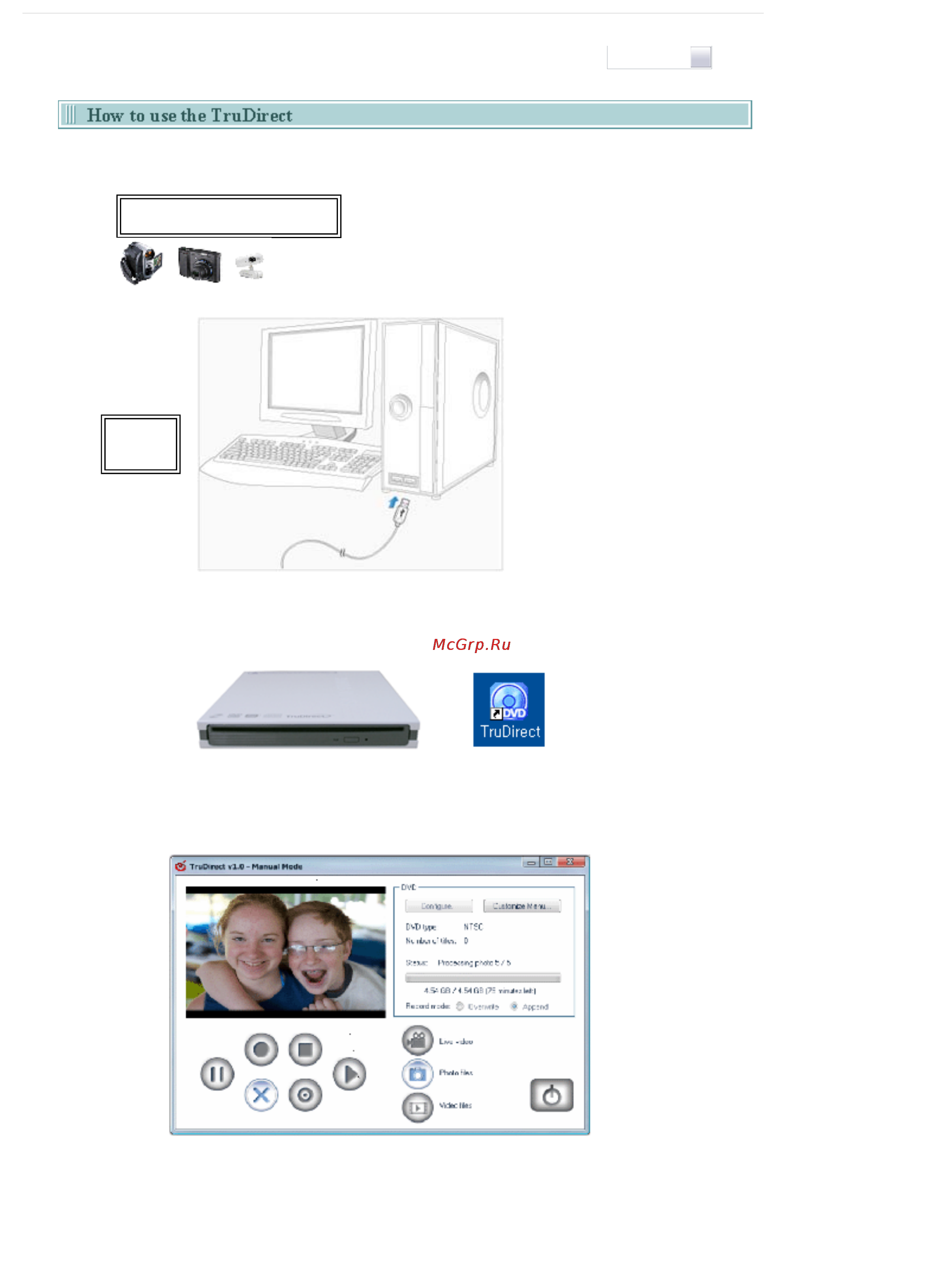 Samsung SE-S084D [21/30] How to use the trudirect