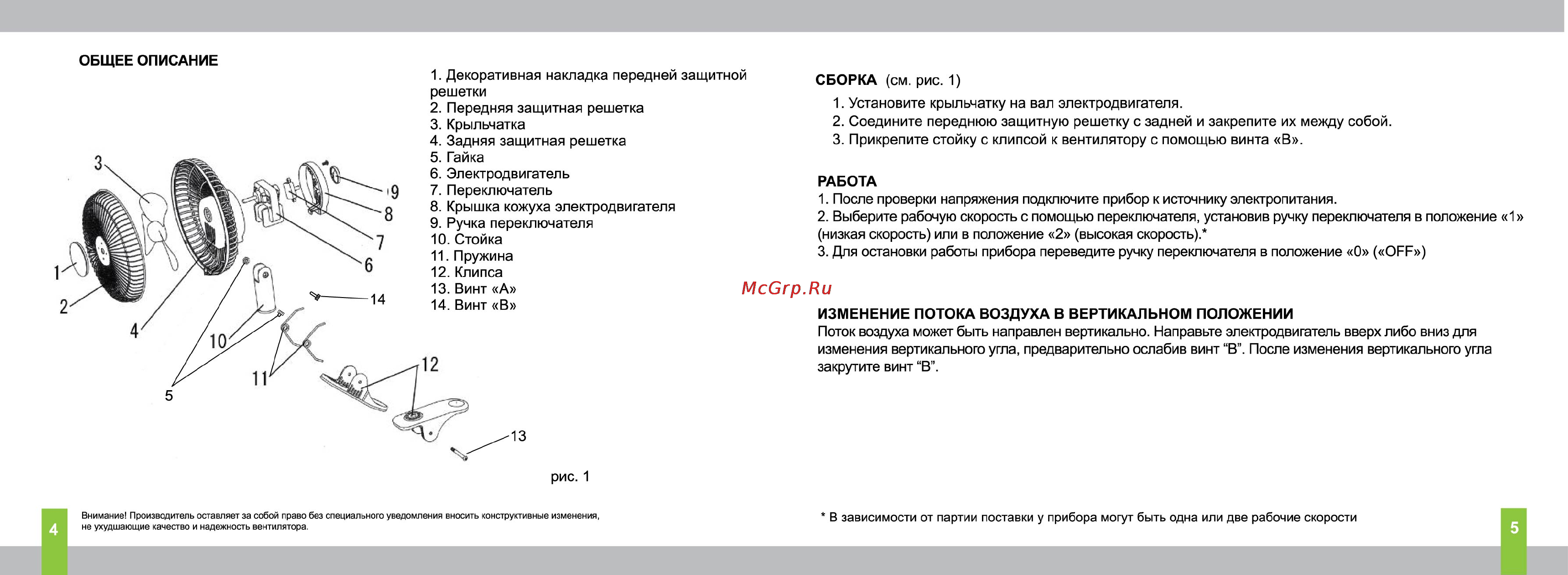 Timberk TEF W06 1 Инструкция по эксплуатации онлайн [3/4] 16986