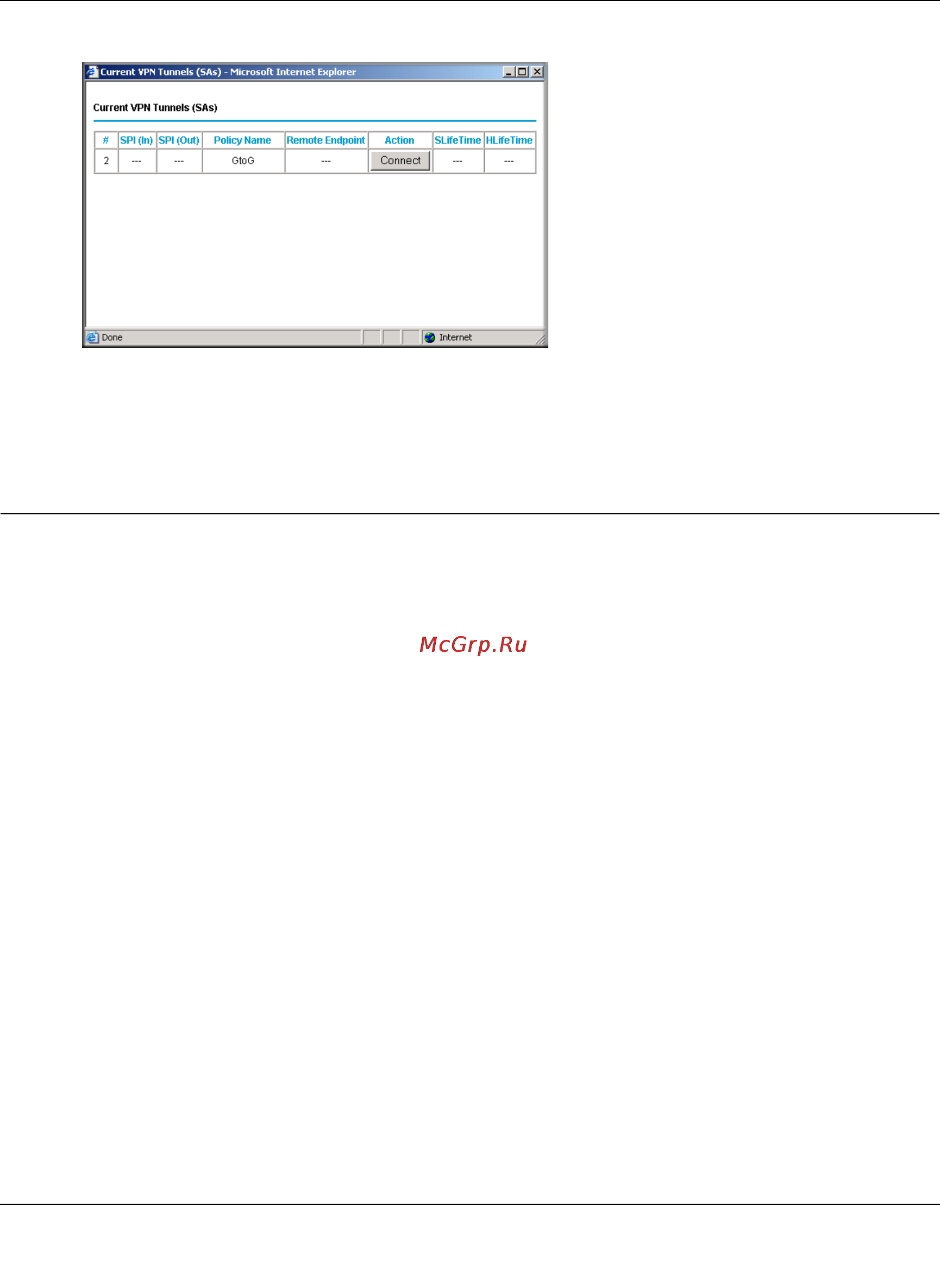 Netgear DG834G [137/204] Activating a vpn tunnel