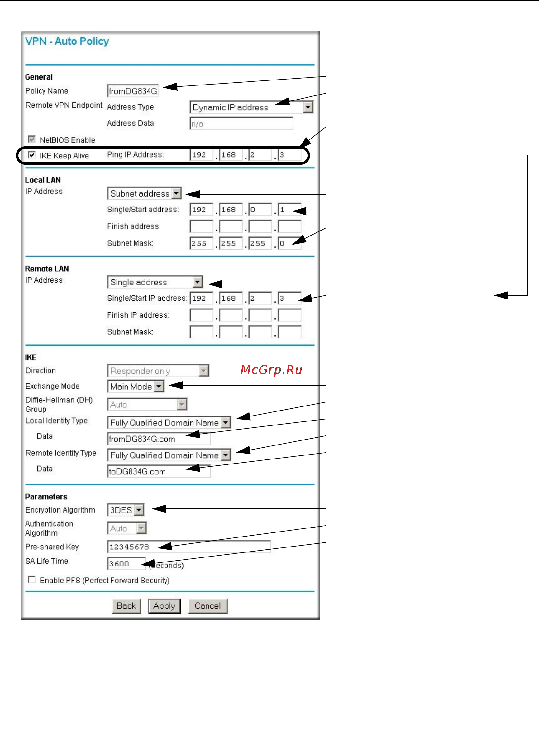 Netgear DG834G Инструкция по эксплуатации онлайн [191/204] 16995