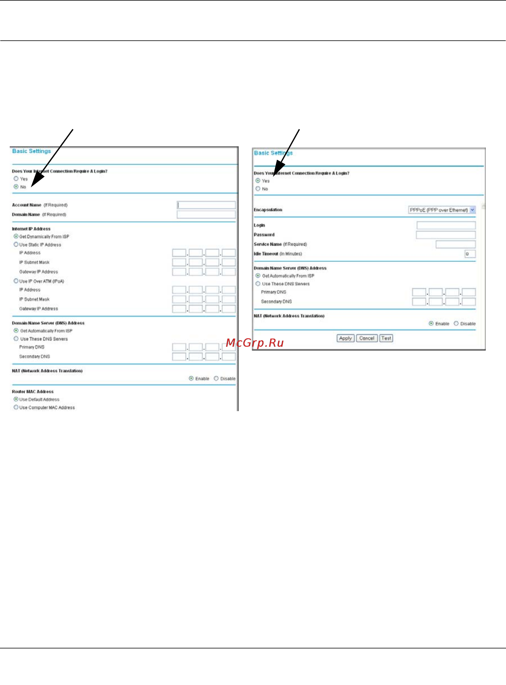 Netgear DG834G [38/204] Manually configuring your internet connection