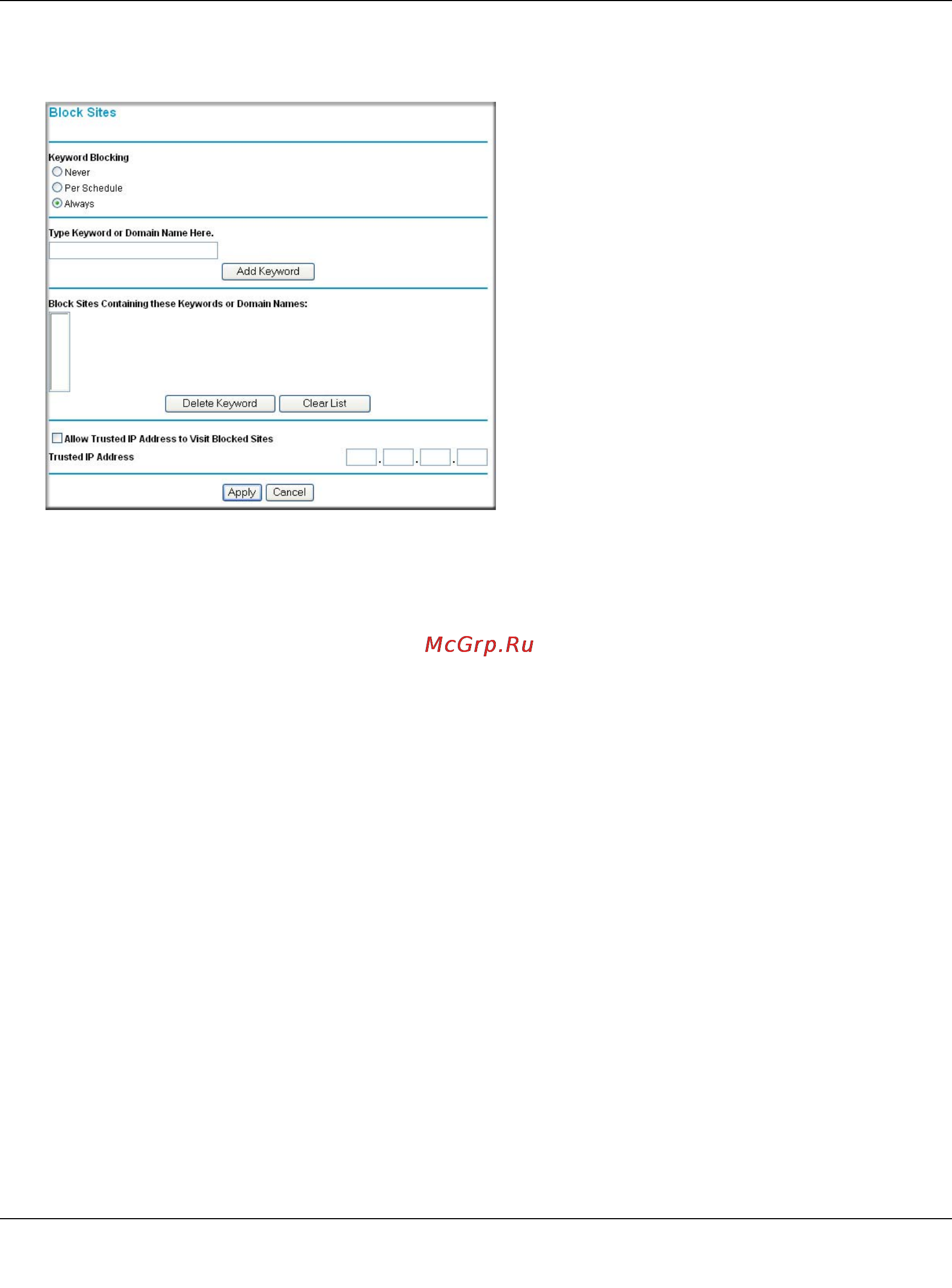 Netgear DG834G Инструкция по эксплуатации онлайн [62/204] 16995