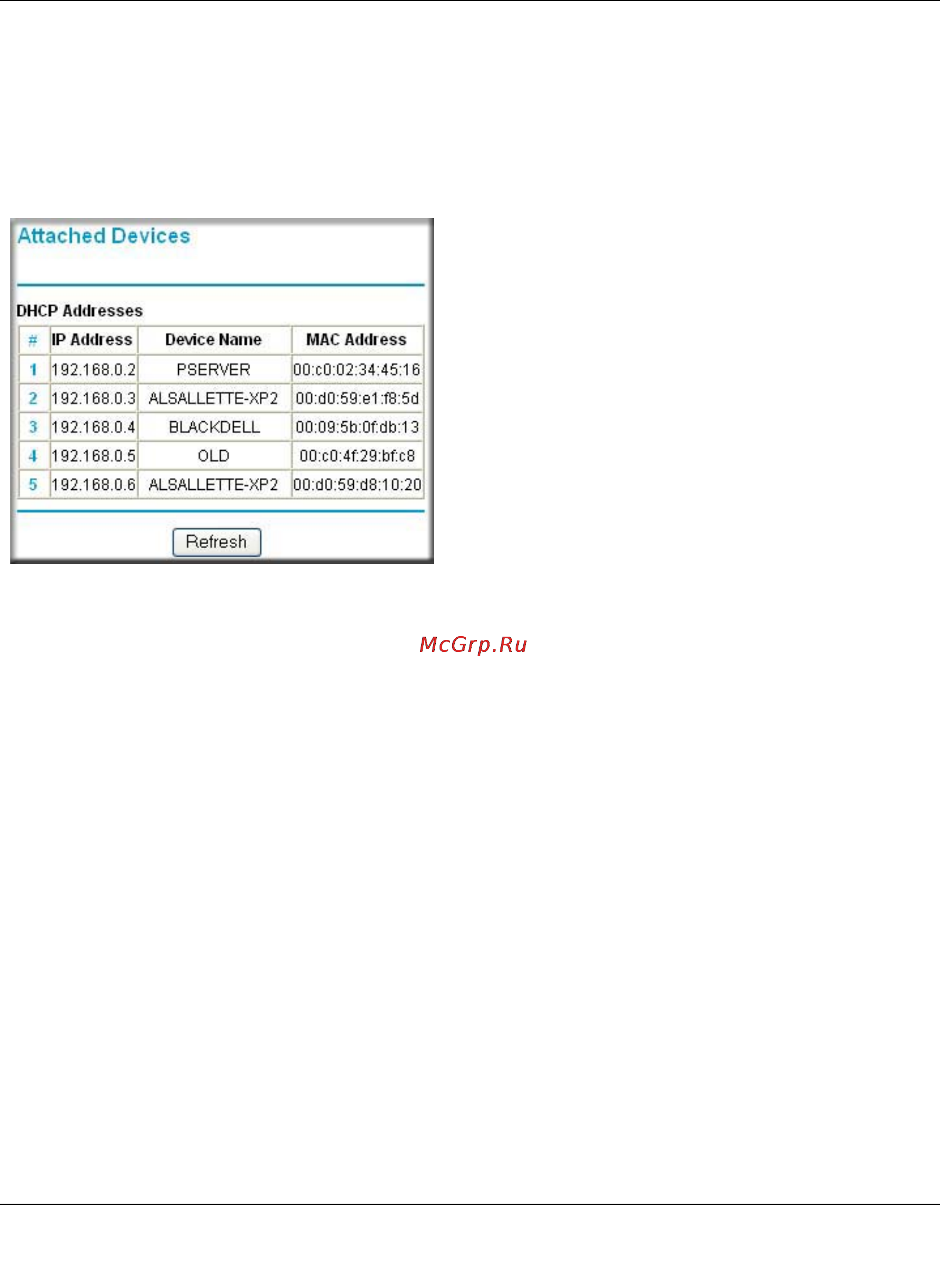 Netgear DG834G [89/204] Viewing attached devices