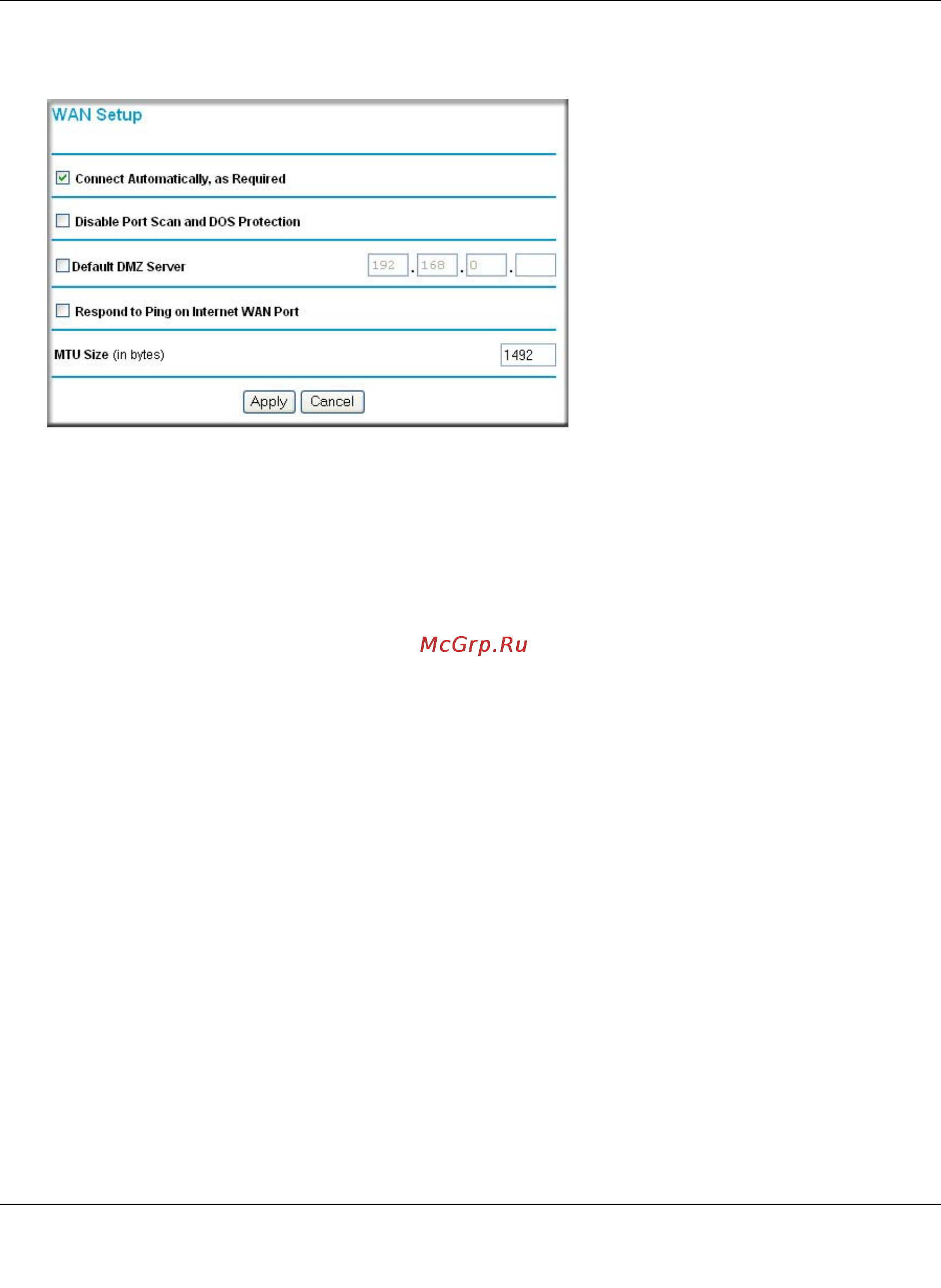 Netgear DG834G [99/204] Connect automatically as required