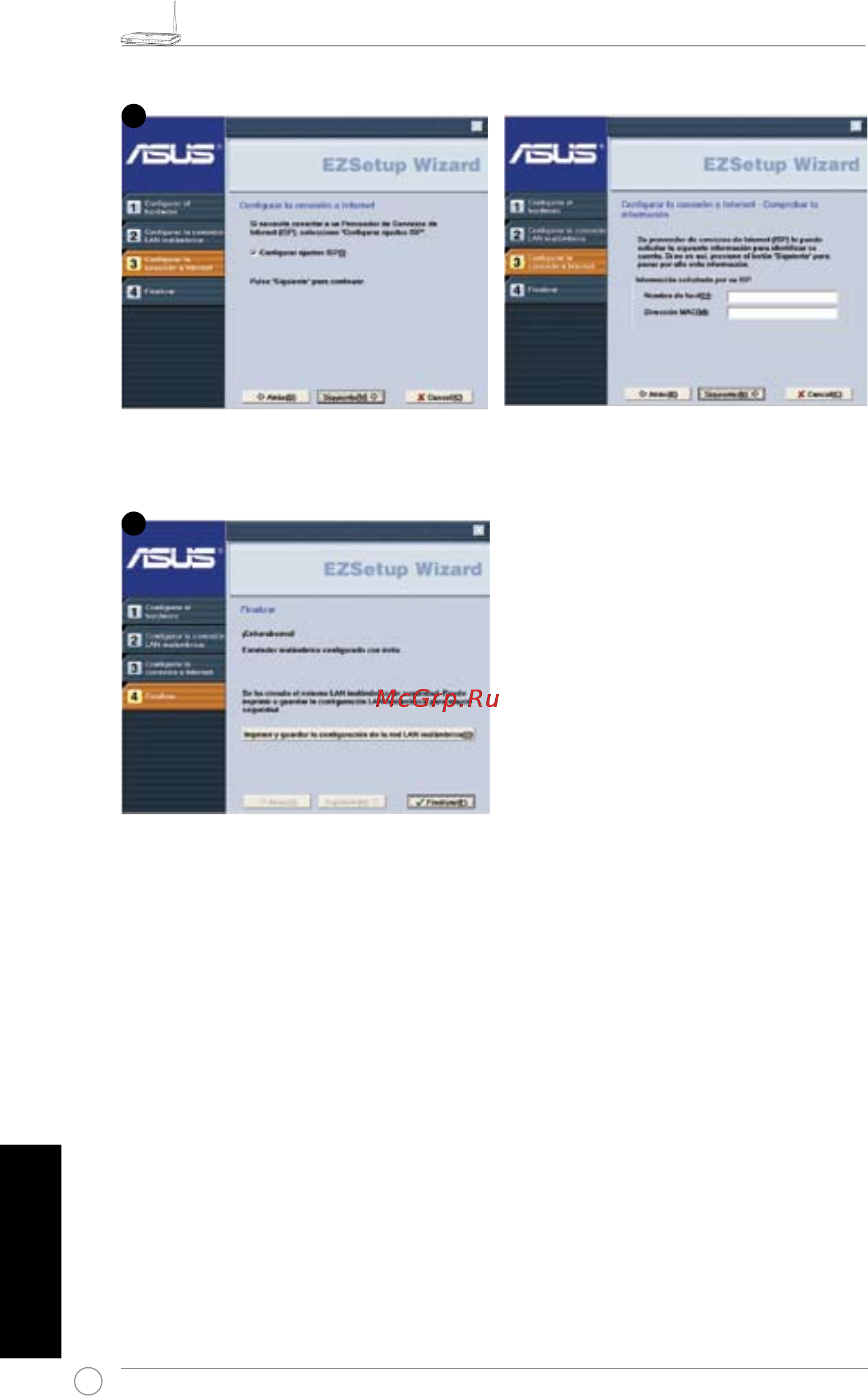 Asus WL-520GC [33/108] Español