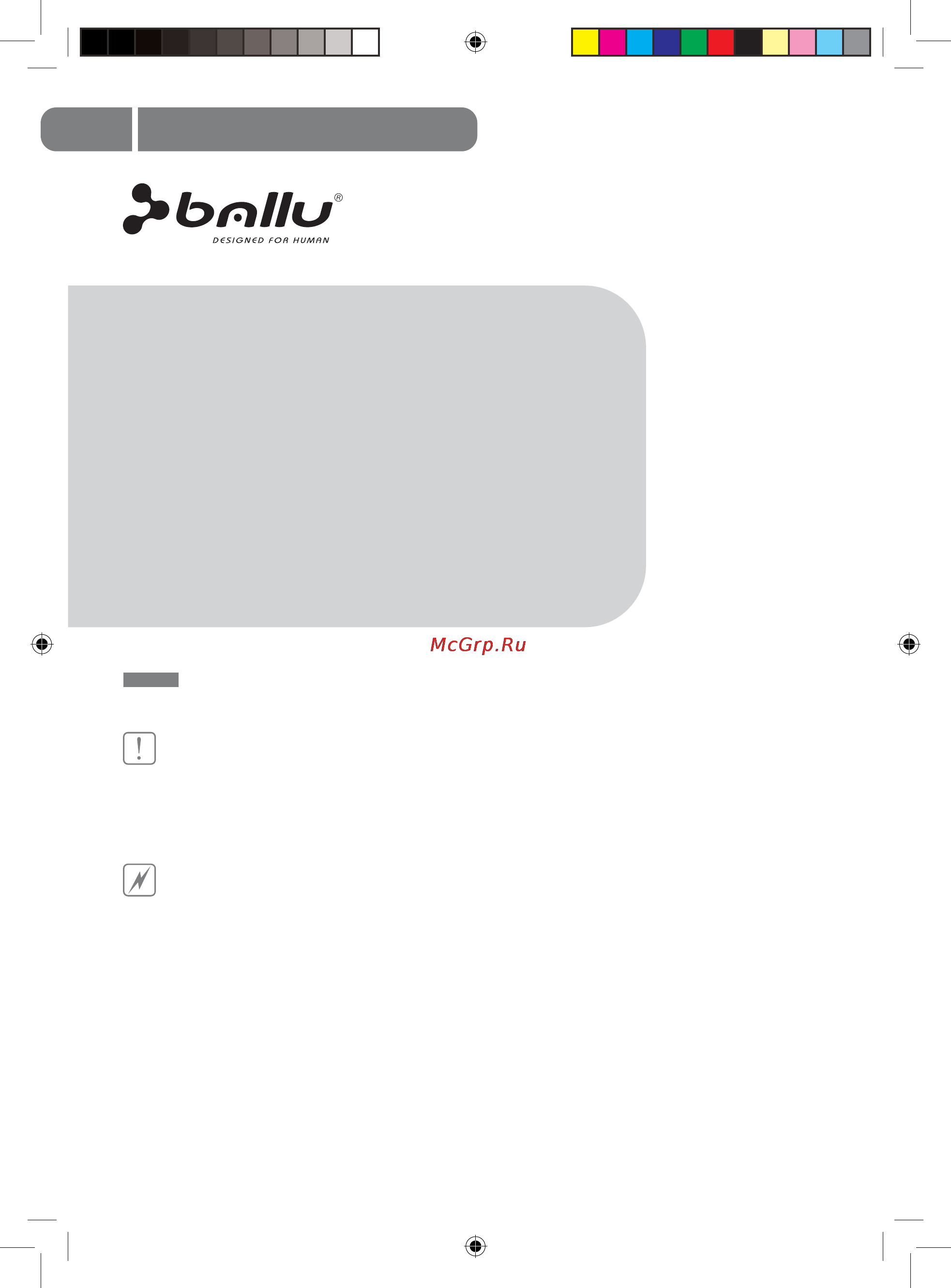 Ballu BFH/S-05 [2/12] Содержание