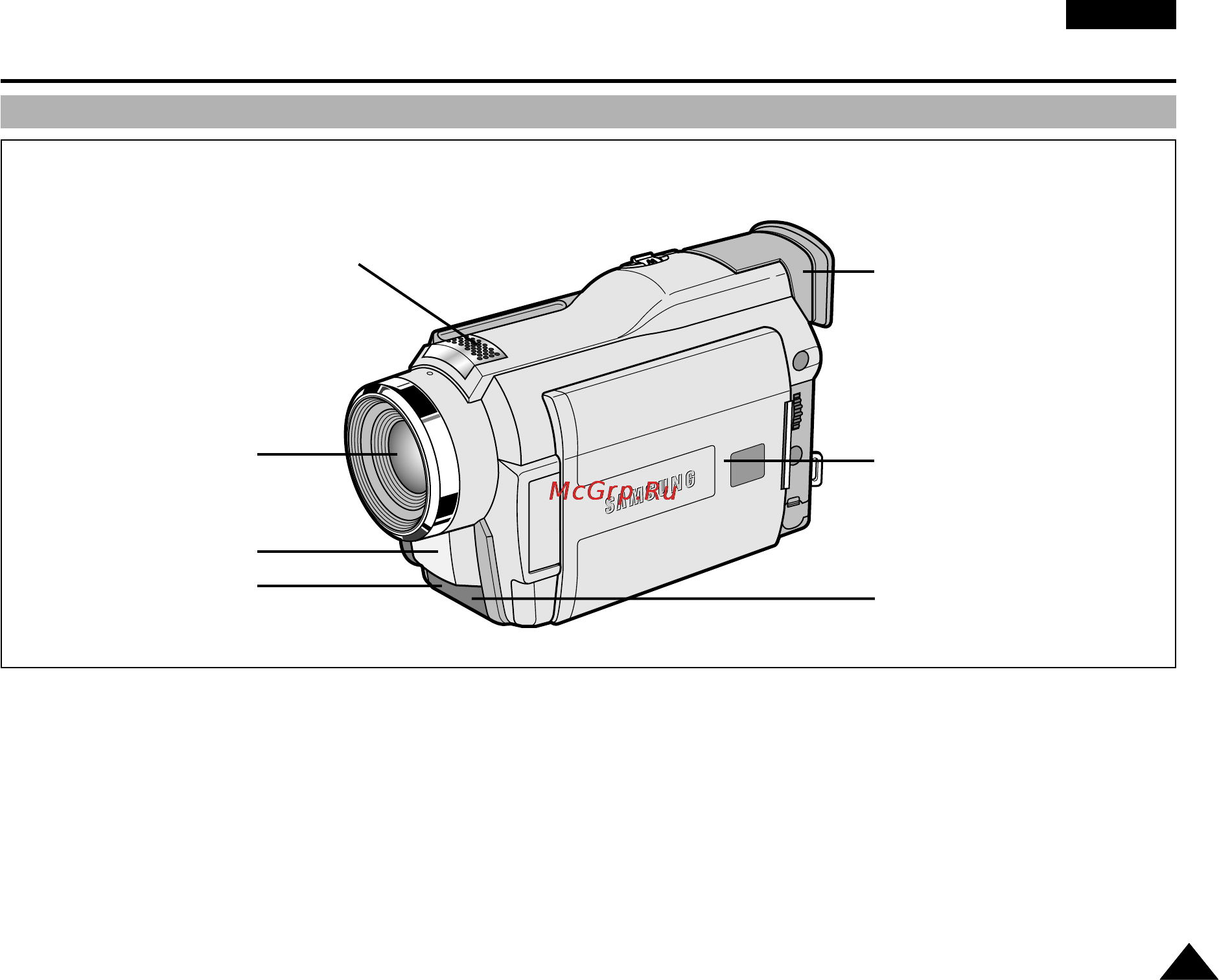 Samsung VP-D26i [13/106] Знакомство с видеокамерой