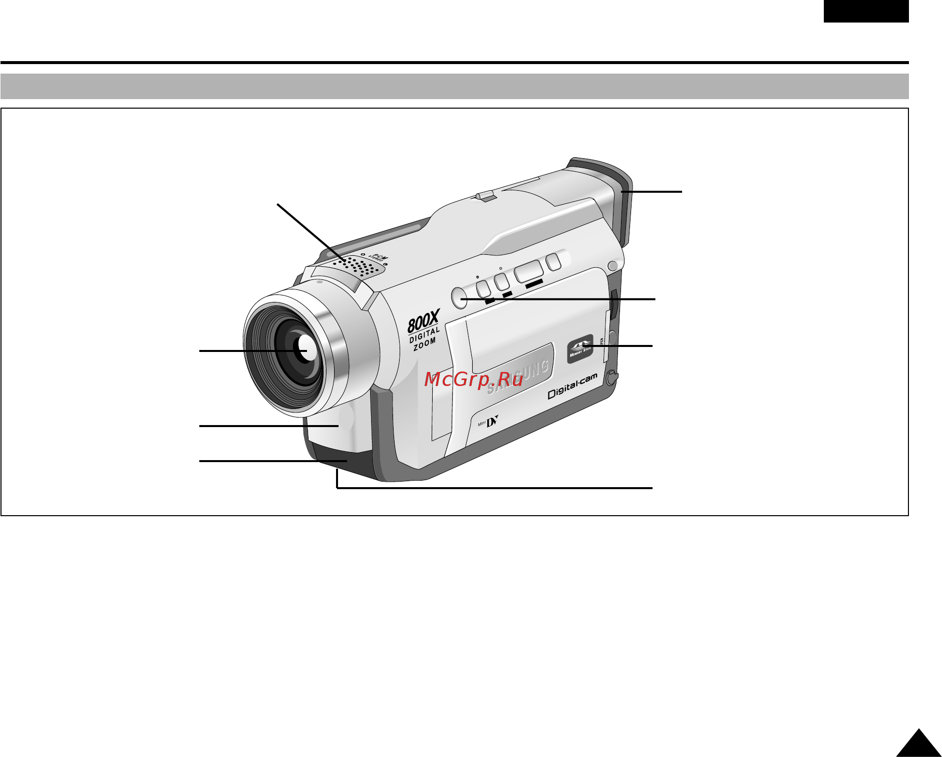 Samsung VP-D24 [13/106] Знакомство с видеокамерой