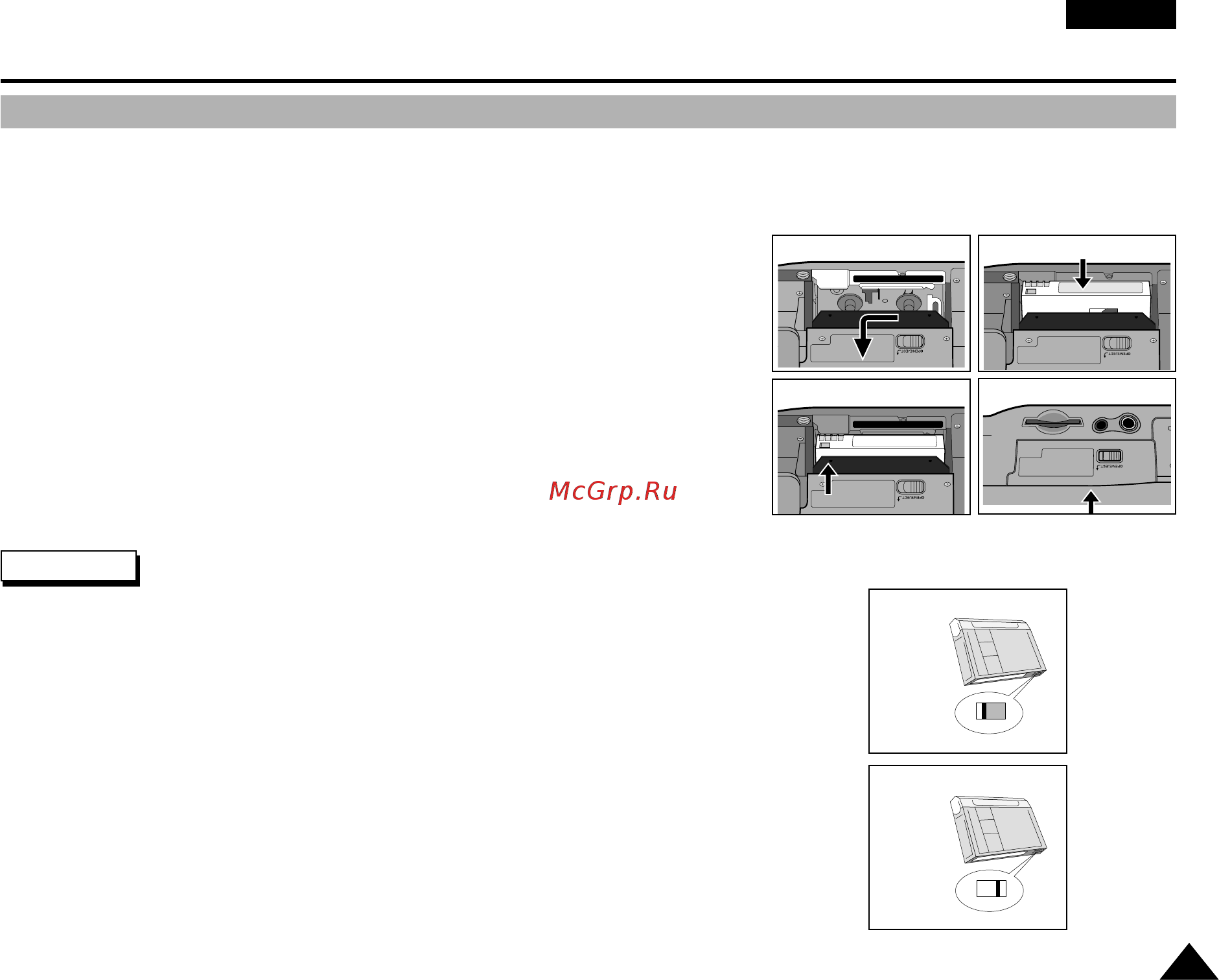 Samsung VP-D23i [27/106] Подготовка к работе