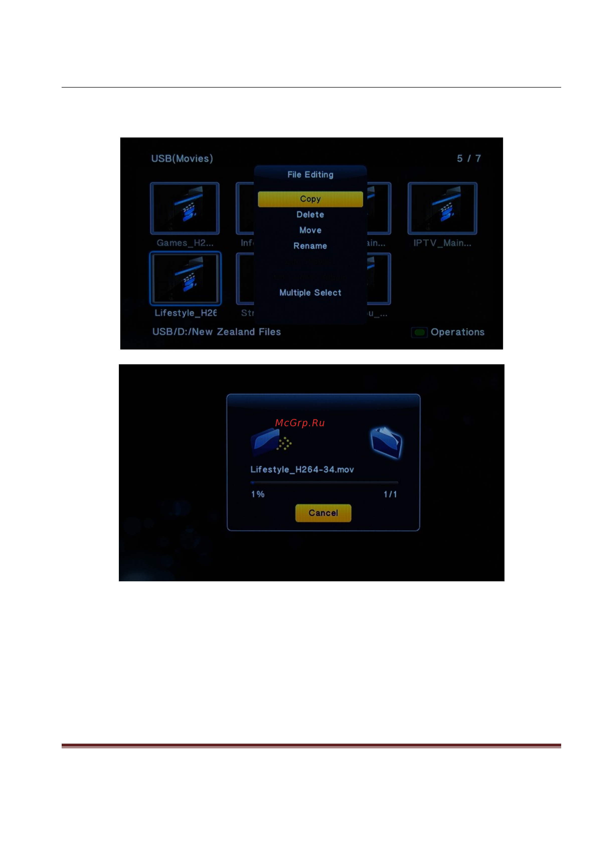 Iconbit HDS6L 1000GB [27/28] Управление файлами