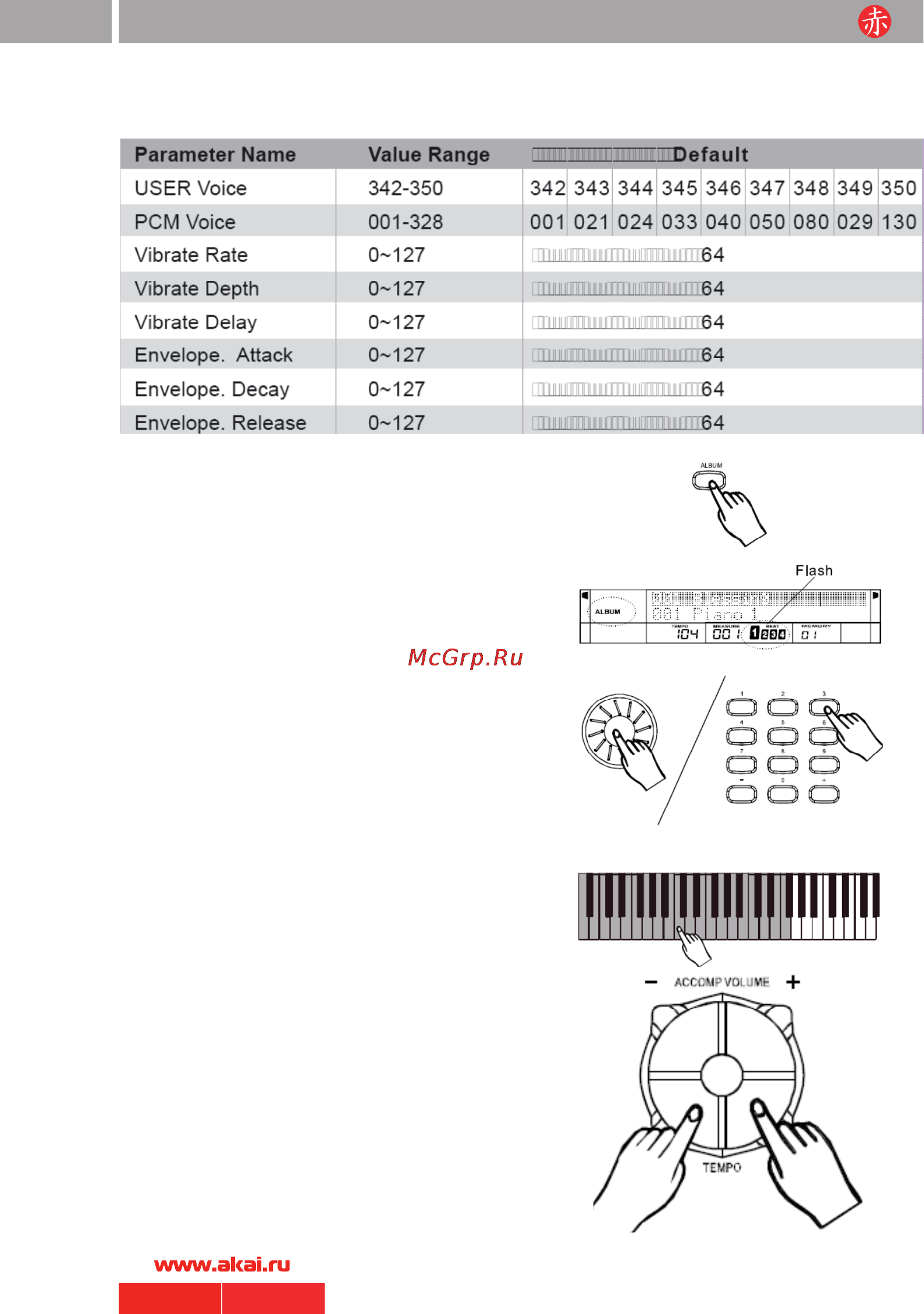 Akai Akai EP-8808 [24/50] Руководство по эксплуатации