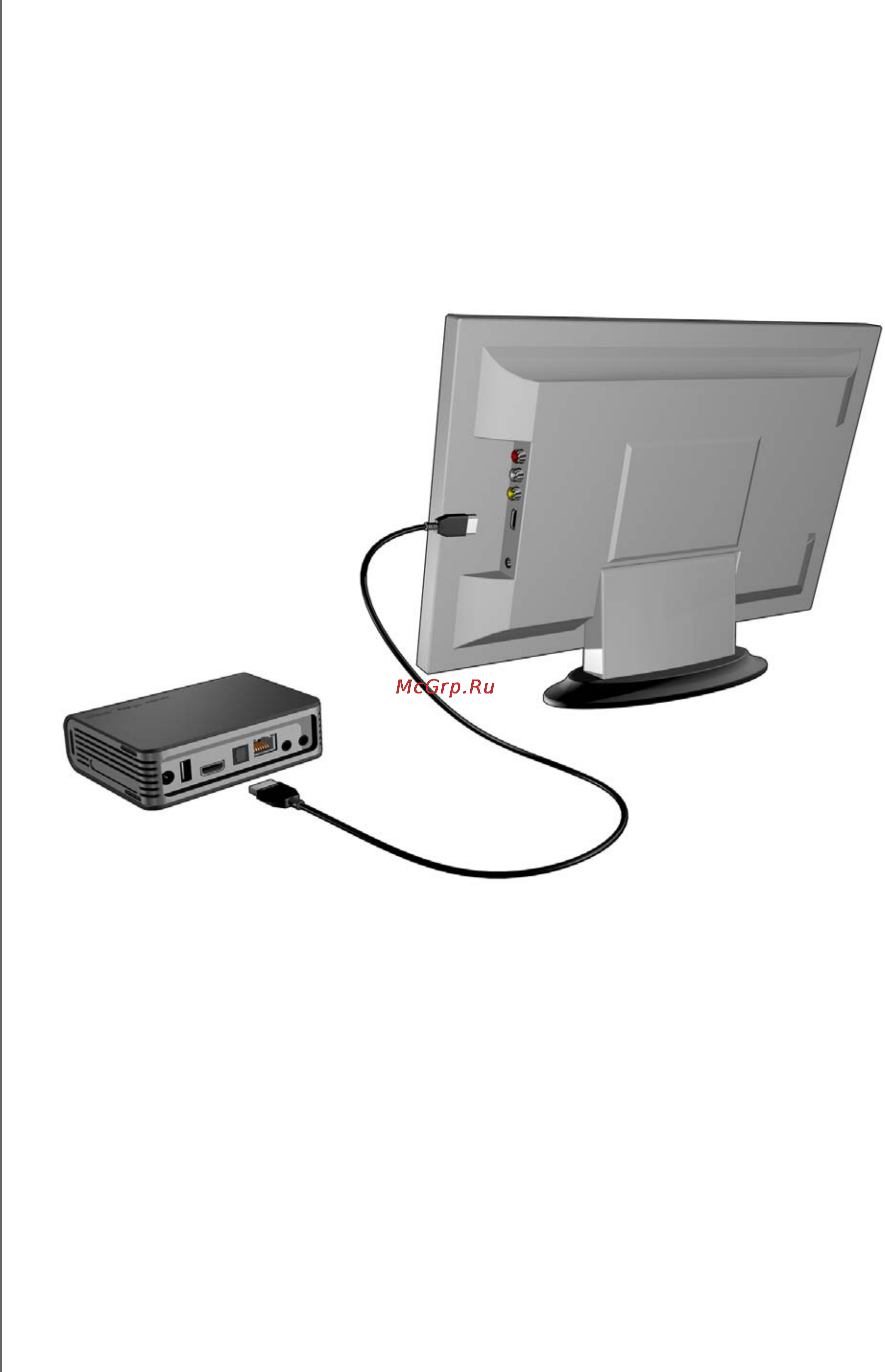 Western Digital WD TV LIVE [22/183] Подключение аудиовидеокабелем hdmi высокое разрешение