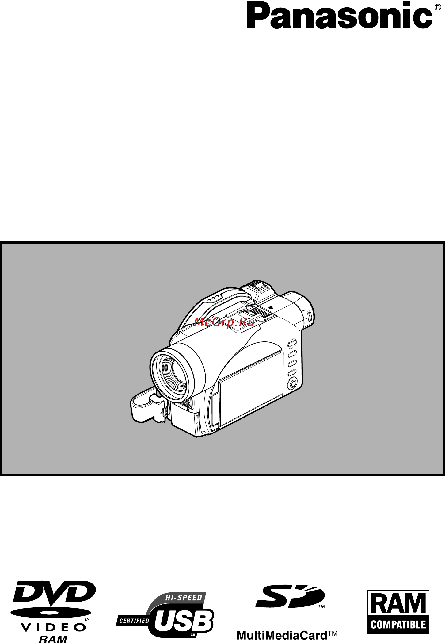 Panasonic VDR-M50GC Инструкция по эксплуатации онлайн