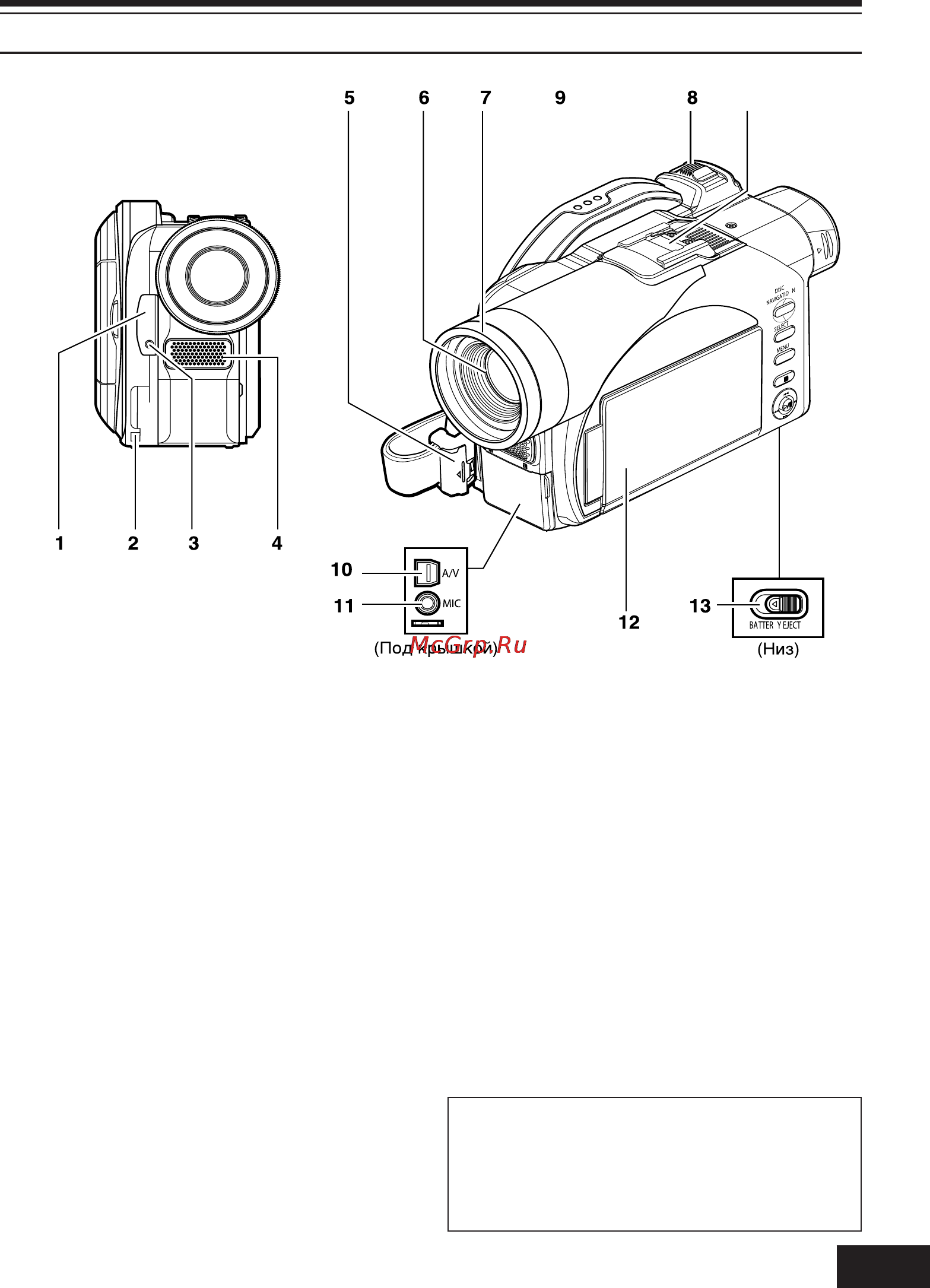 Panasonic VDR-M50GC Инструкция по эксплуатации онлайн [17/167] 17175