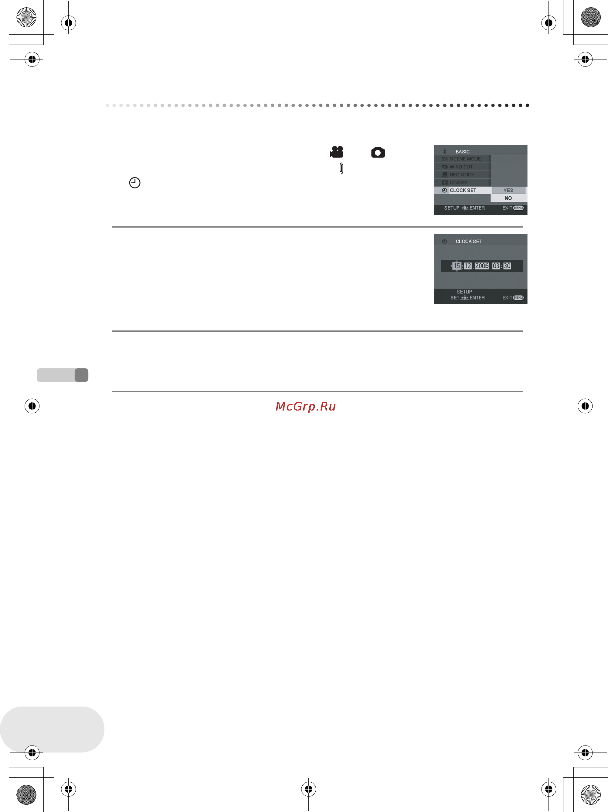 Panasonic VDR-D160EE [150/232] Встановлення дати та часу