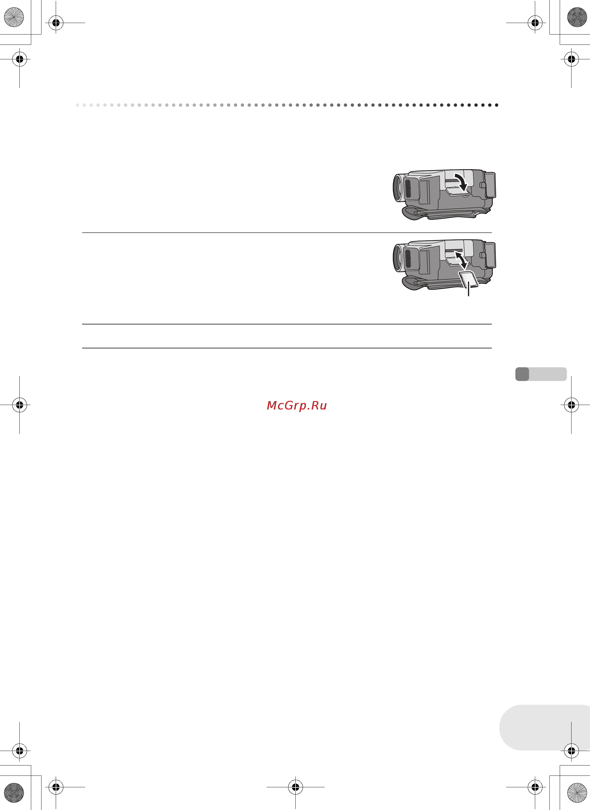 Panasonic VDR-D150EE-S [25/116] Вставка извлечение карты sd