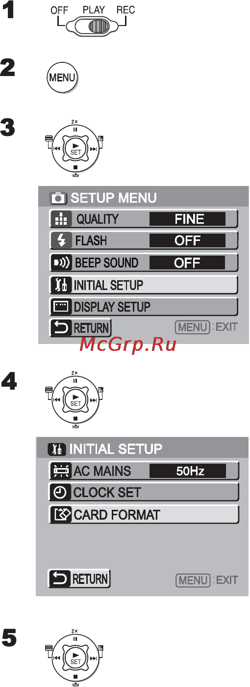 Panasonic SV-AV20EN [31/60] Форматирование карты памяти sd