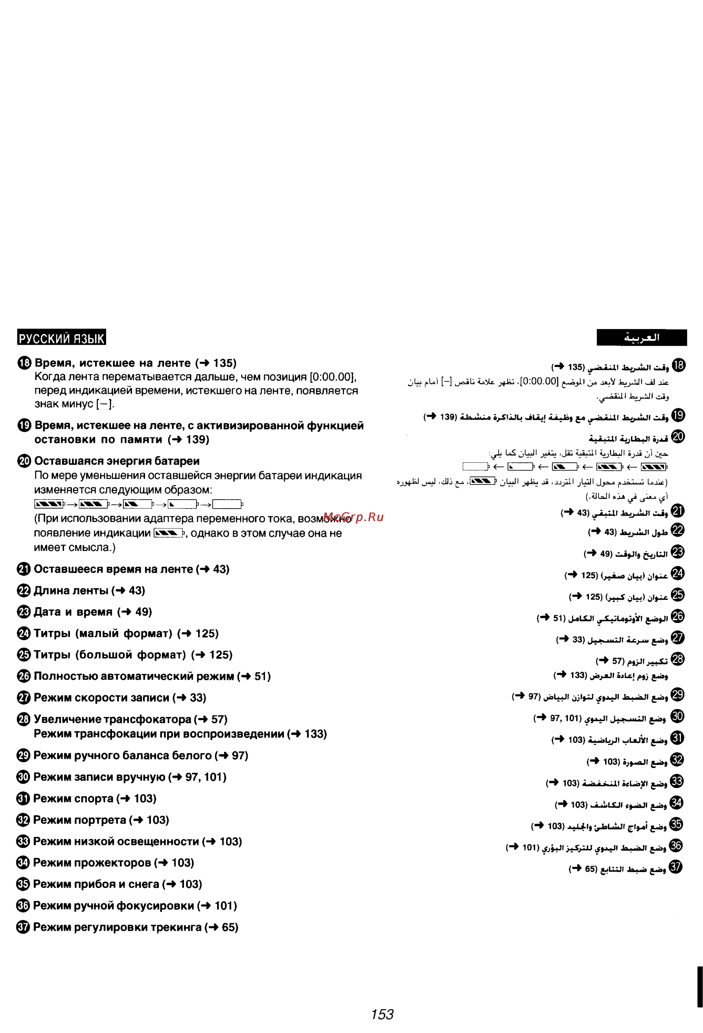 Panasonic NV-VZ55EM [137/147] Русский язык